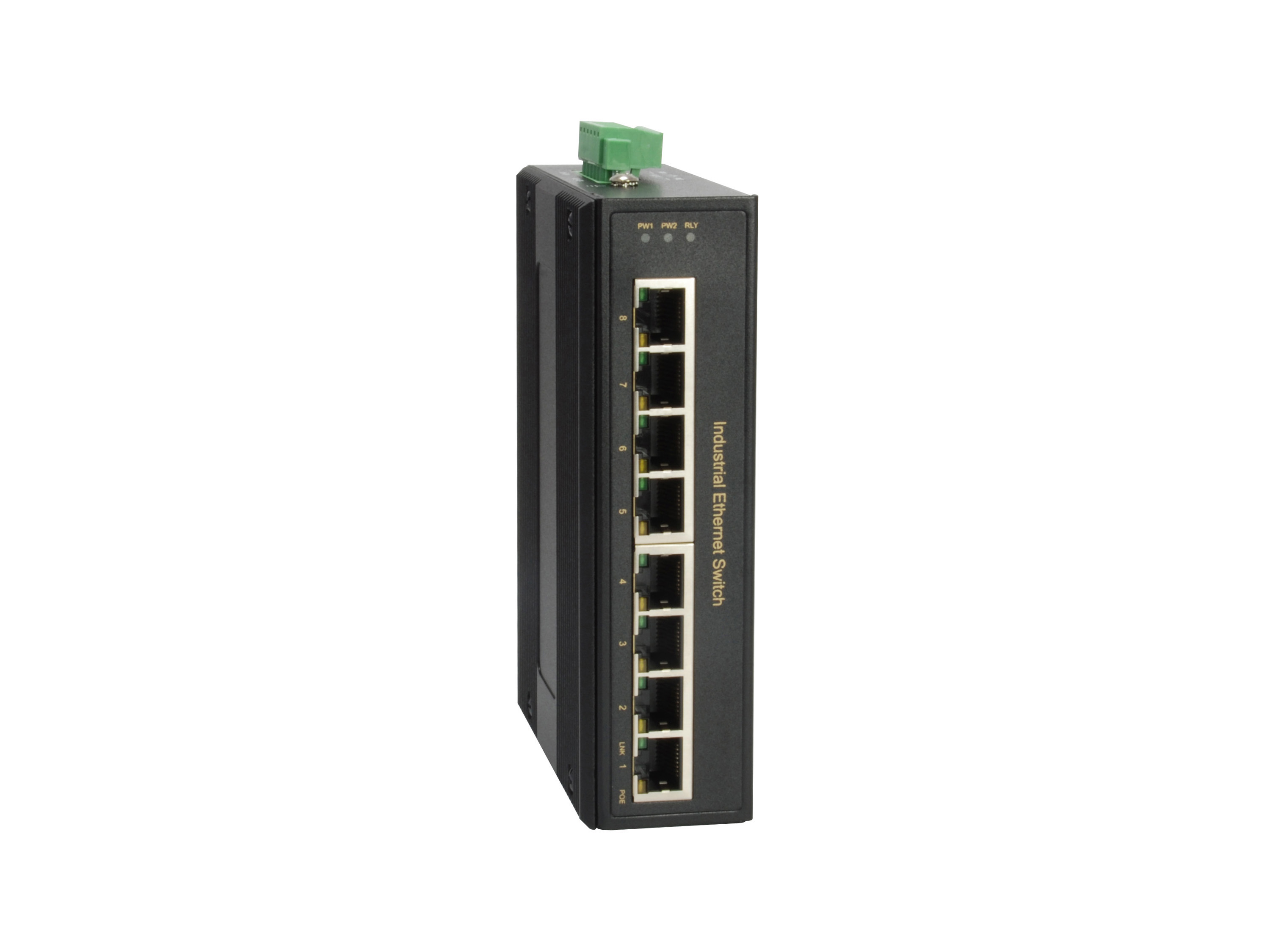 LevelOne IGP-0801 netwerk-switch Unmanaged Gigabit Ethernet (10/100/1000) Power over Ethernet (PoE) Zwart (IGP-0801) thumbnail