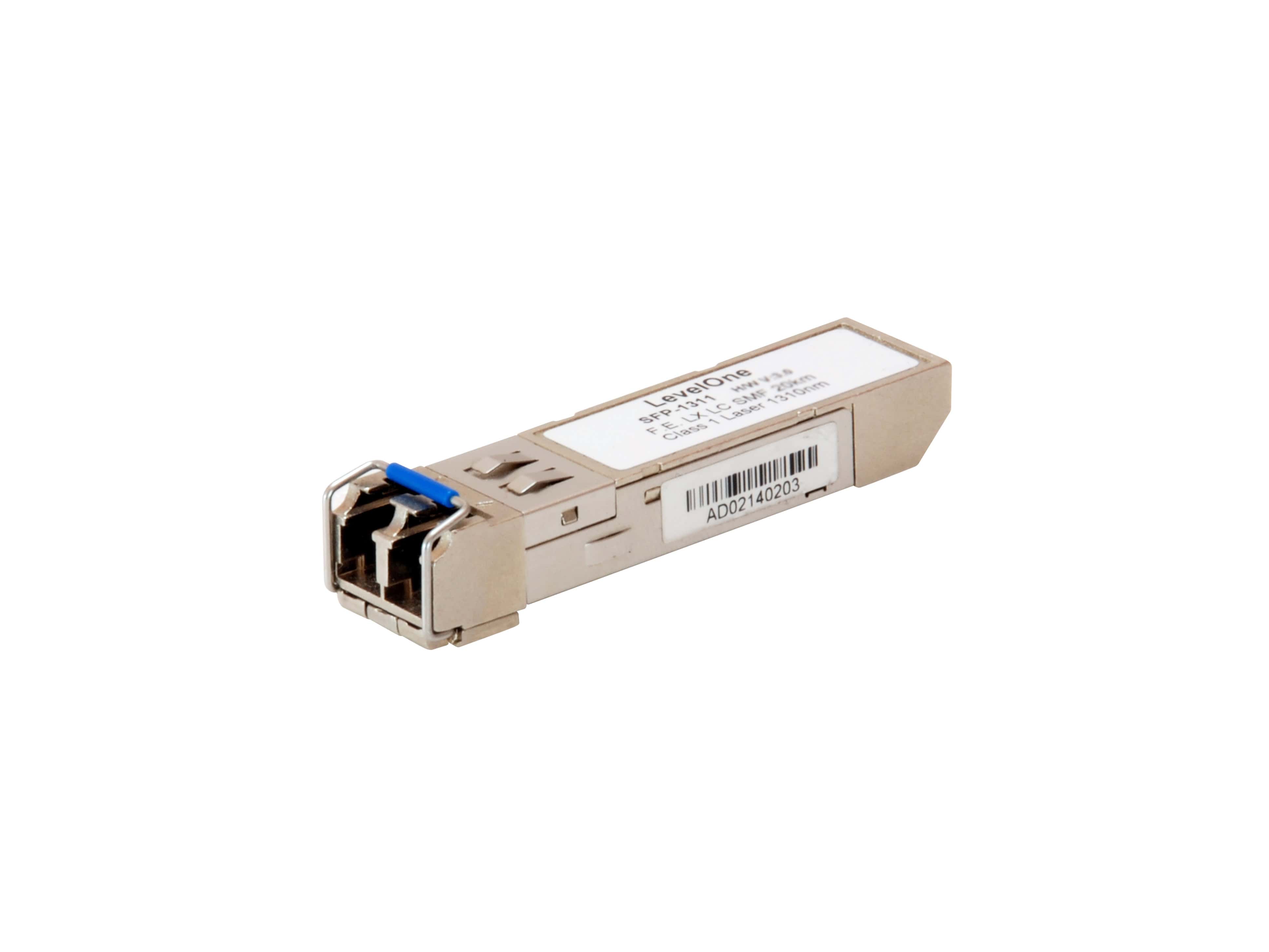 LevelOne SFP-1311 netwerk transceiver module Vezel-optiek 155 Mbit/s 1310 nm (SFP-1311) thumbnail
