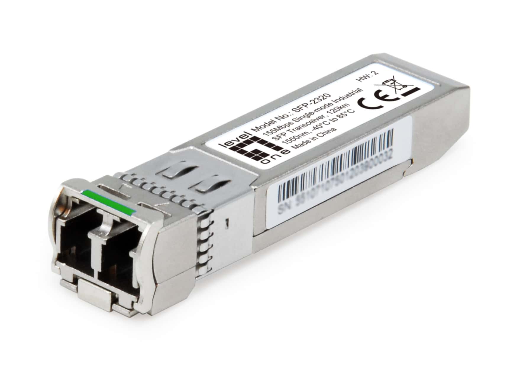 LevelOne SFP-2320 netwerk transceiver module Vezel-optiek 155 Mbit/s 1550 nm (SFP-2320) thumbnail