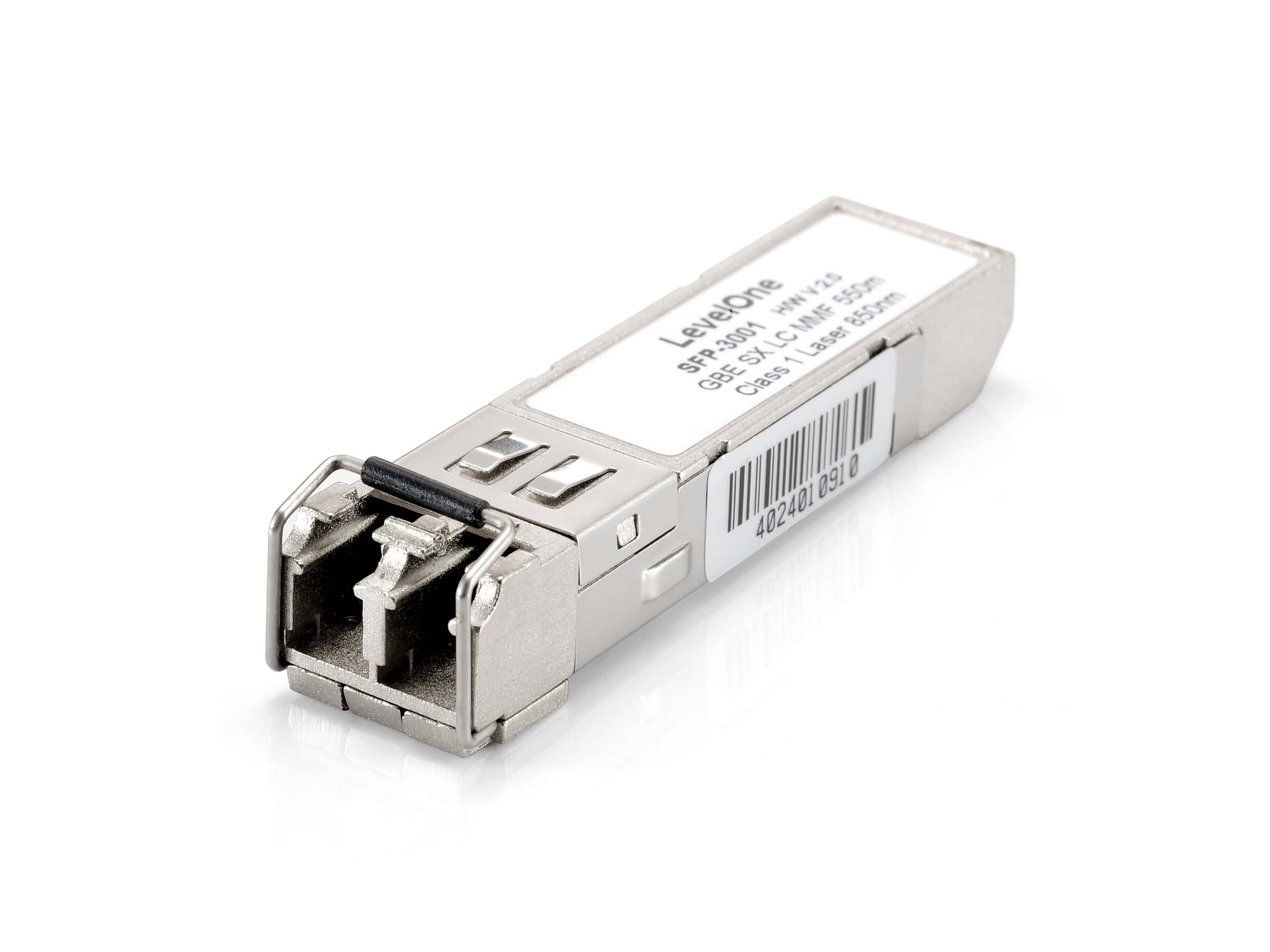 LevelOne SFP-3001 netwerk transceiver module Vezel-optiek 1250 Mbit/s 850 nm (SFP-3001) thumbnail