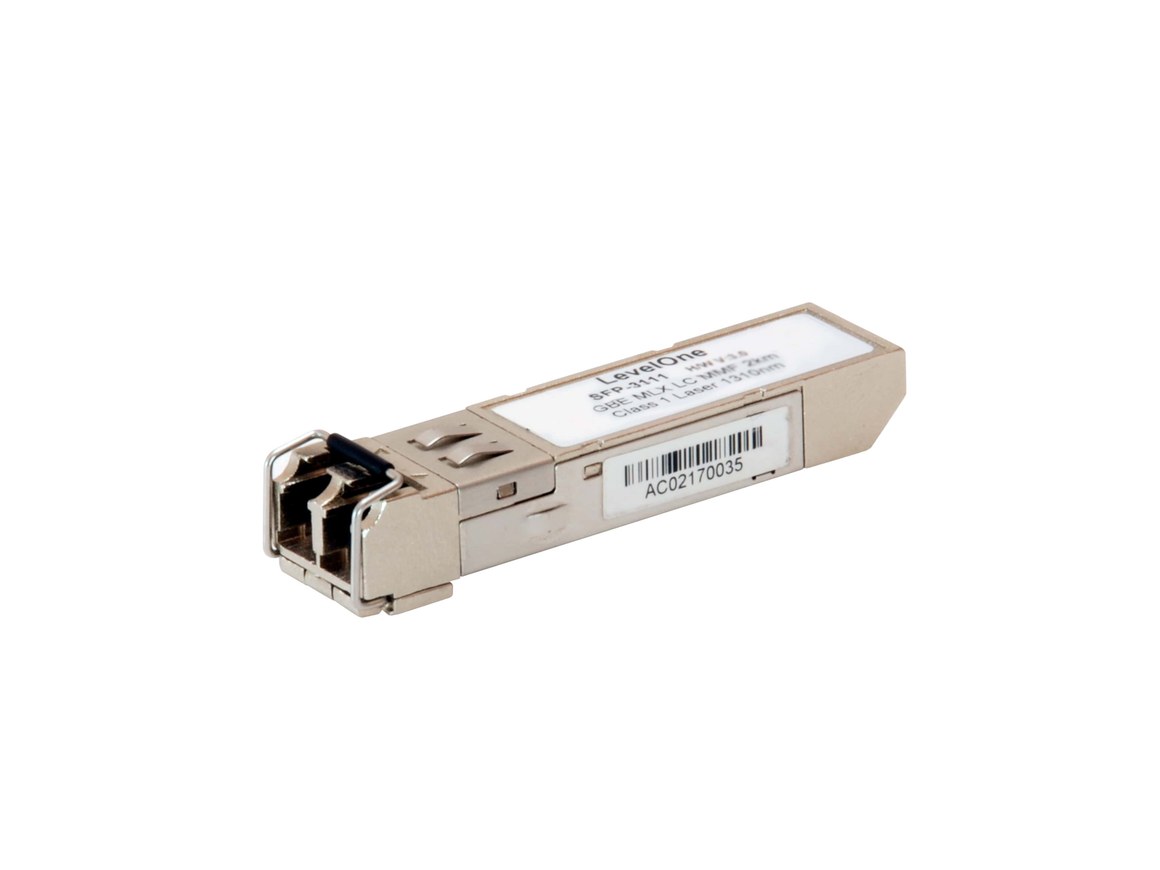 LevelOne SFP-3111 netwerk transceiver module Vezel-optiek 1250 Mbit/s 1310 nm (SFP-3111) thumbnail