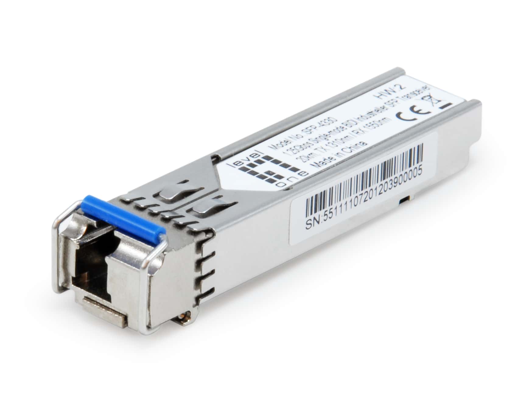 LevelOne SFP-4330 netwerk transceiver module Vezel-optiek 1250 Mbit/s (SFP-4330) thumbnail