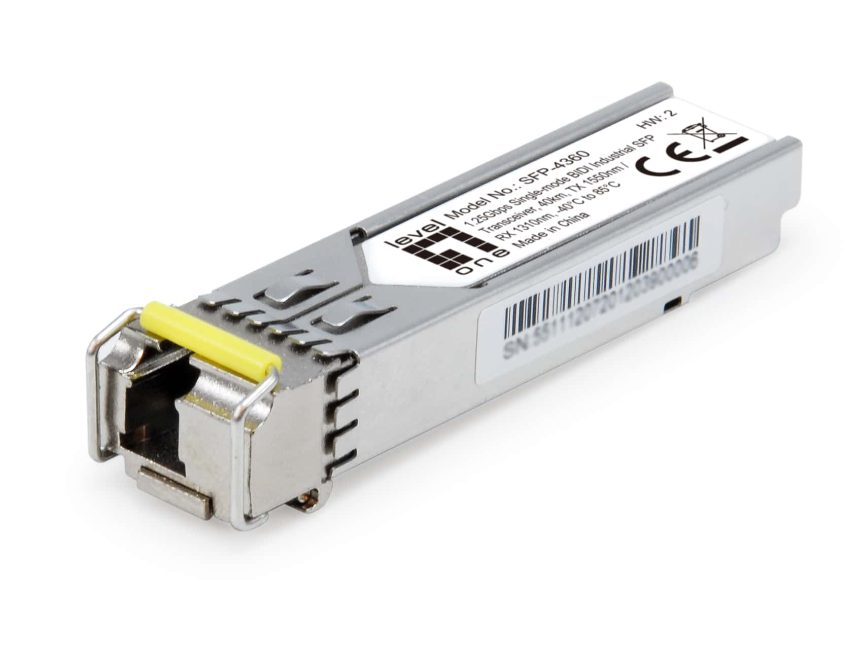 LevelOne SFP-4360 netwerk transceiver module Vezel-optiek 1250 Mbit/s (SFP-4360) thumbnail