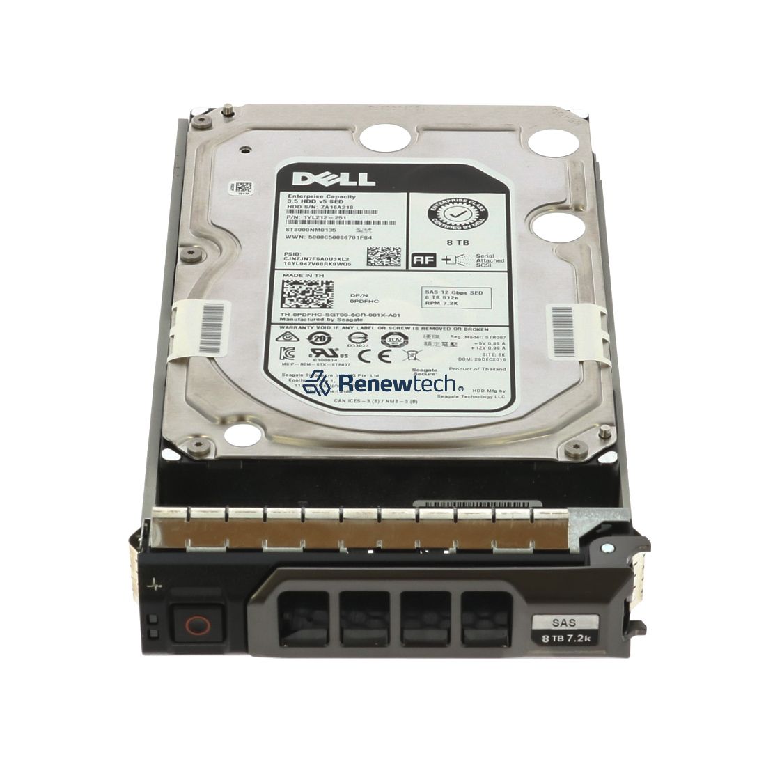 Dell HDD 4TB 7,2K 3,5 Inch SAS (DTK38-RFB) thumbnail