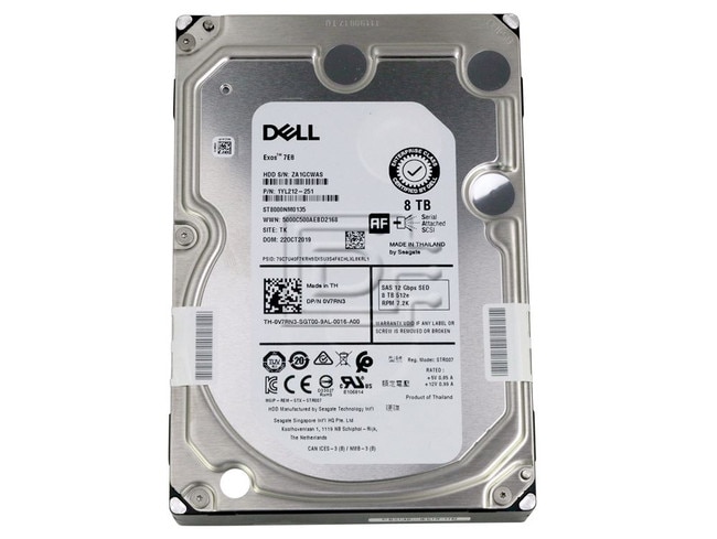 Dell 8TB 7.2K 3.5 SAS 12G SED V7RN3 (V7RN3-RFB) thumbnail