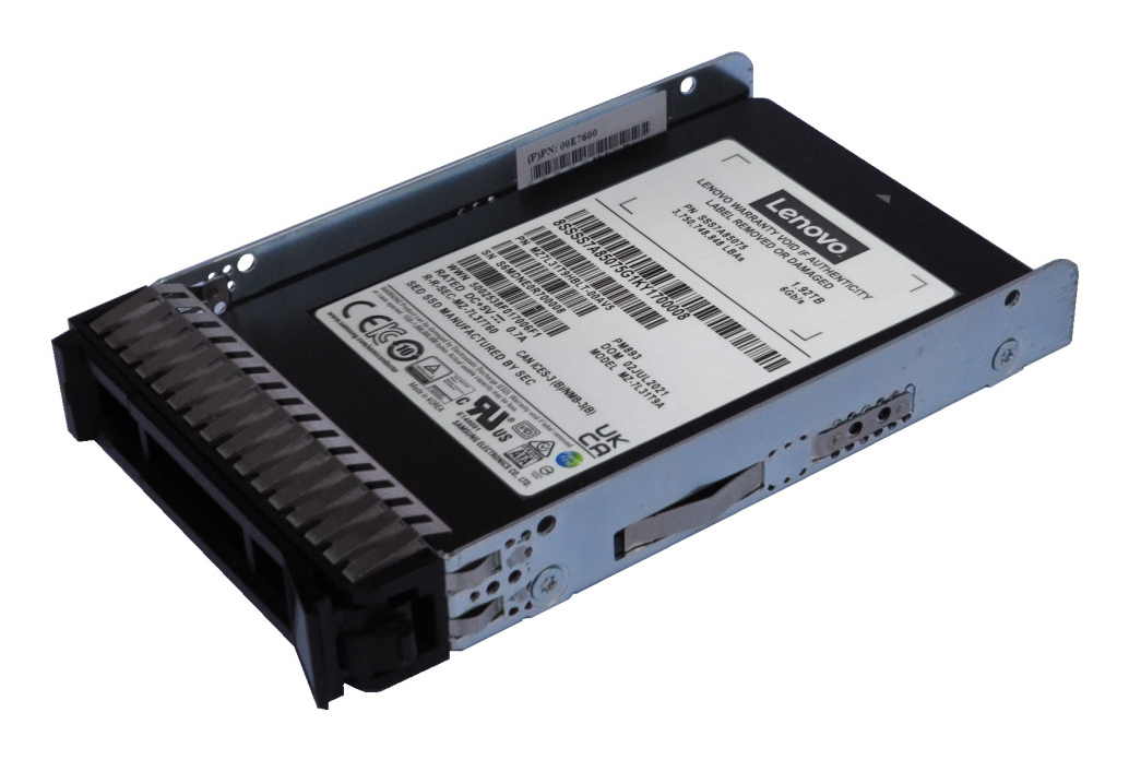 Lenovo 4XB7A90887 internal solid state drive 3,84 TB 2.5" SATA III V-NAND TLC (4XB7A90887) thumbnail