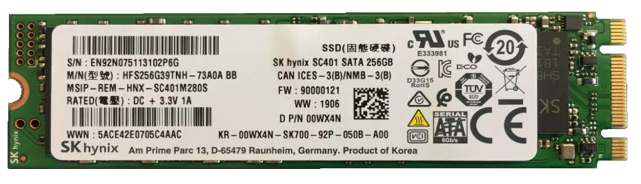 DELL 0WX4N internal solid state drive 256 GB SATA III (0WX4N) thumbnail