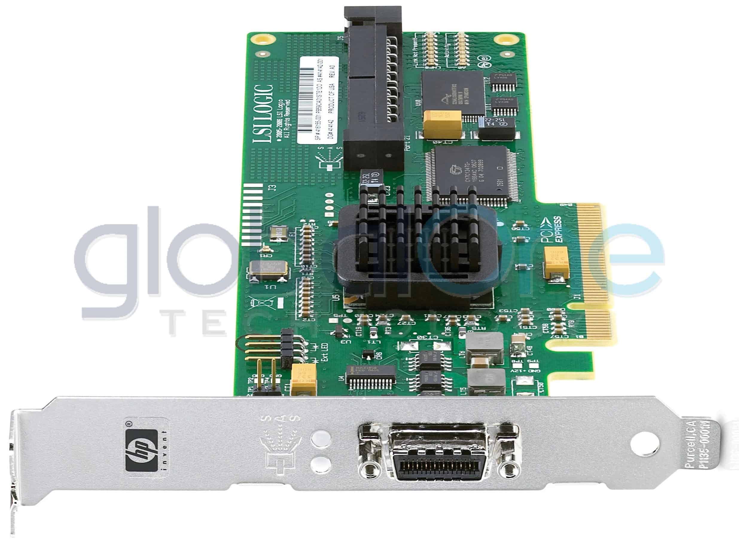 HP SC44GE-SAS PCI-E HOST BUS ADAPTOR - HPB (416096-B21-HP) thumbnail