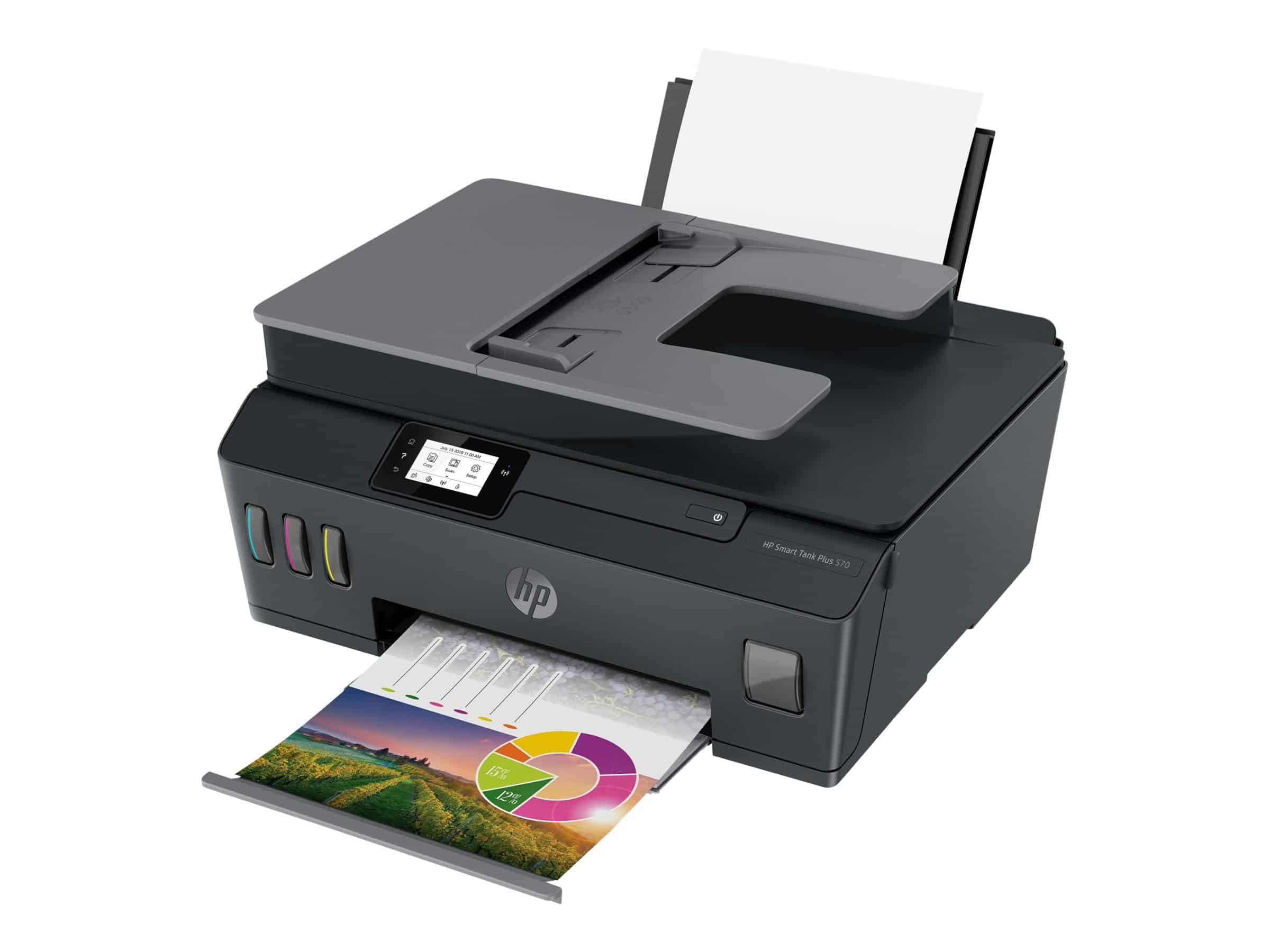 HP Inc HP Smart Tank Plus 570 Wireless All-in-One - Multifunktionsdrucker - Farbe - Tintenstrahl - nachfüllbar - Legal (216 x 35 (5HX14A) thumbnail