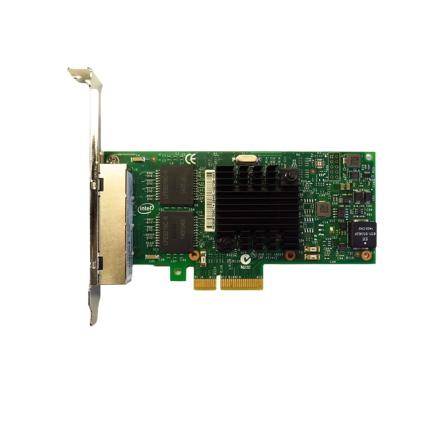 INTEL I350-T4 QP BASE-T QIGABIT ETHERNET ADAPTER - LPB (I350T4G2P20-LP) thumbnail