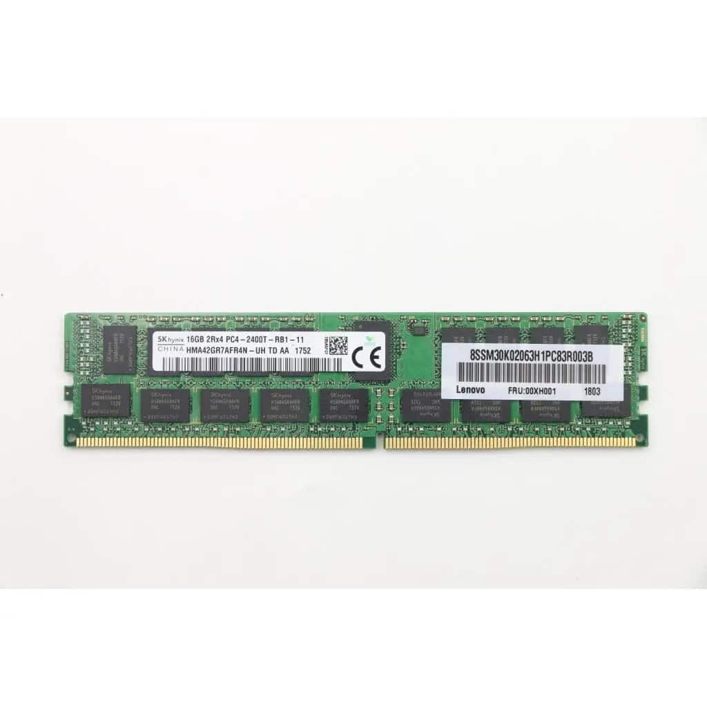 LENOVO 16GB (1*16GB) 2RX4 PC4-19200T-R DDR4-2400MHZ RDIMM (00XH001) thumbnail