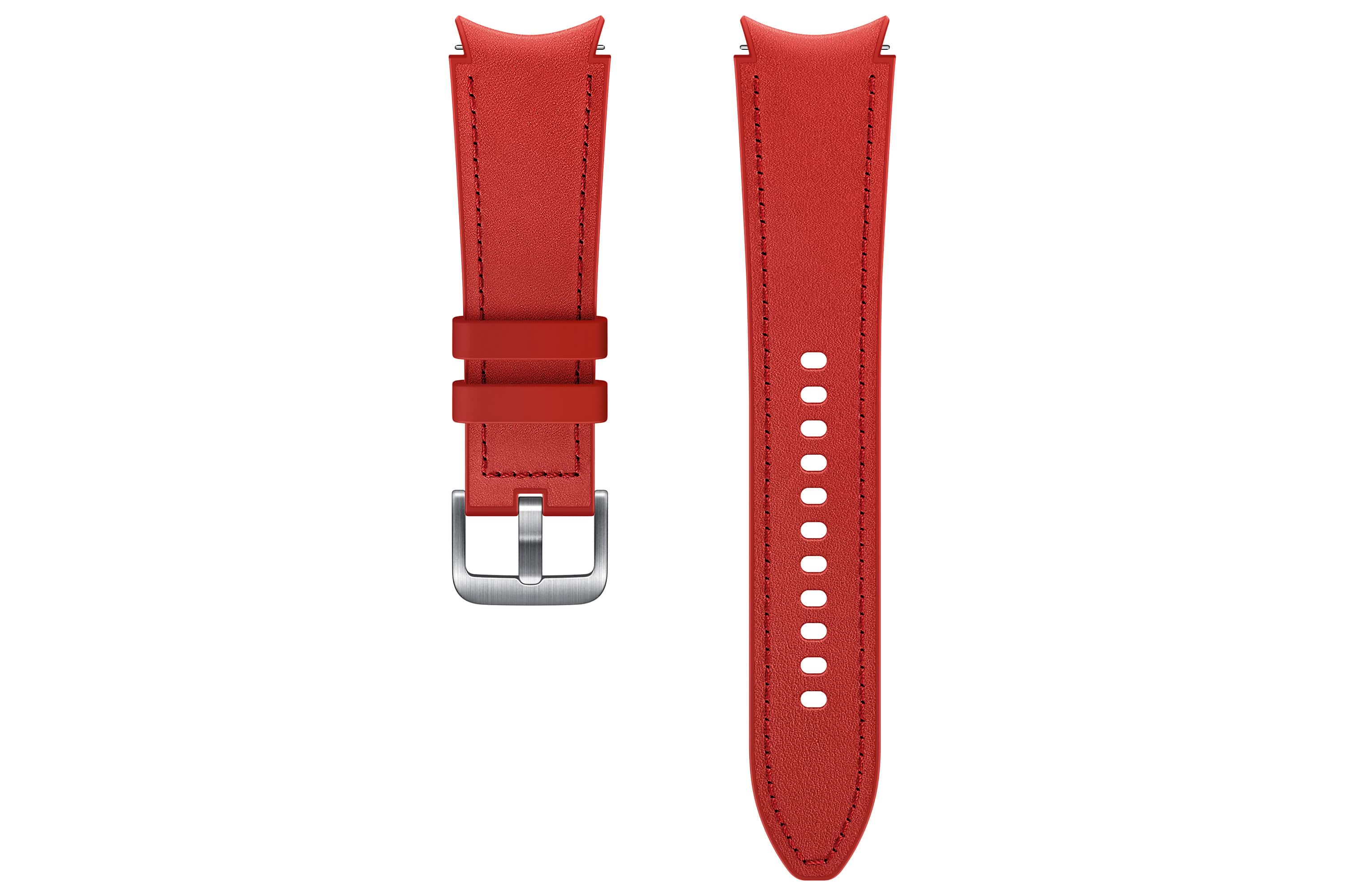 Samsung ET-SHR89L Band Rood Leer (ET-SHR89LREGEU) thumbnail
