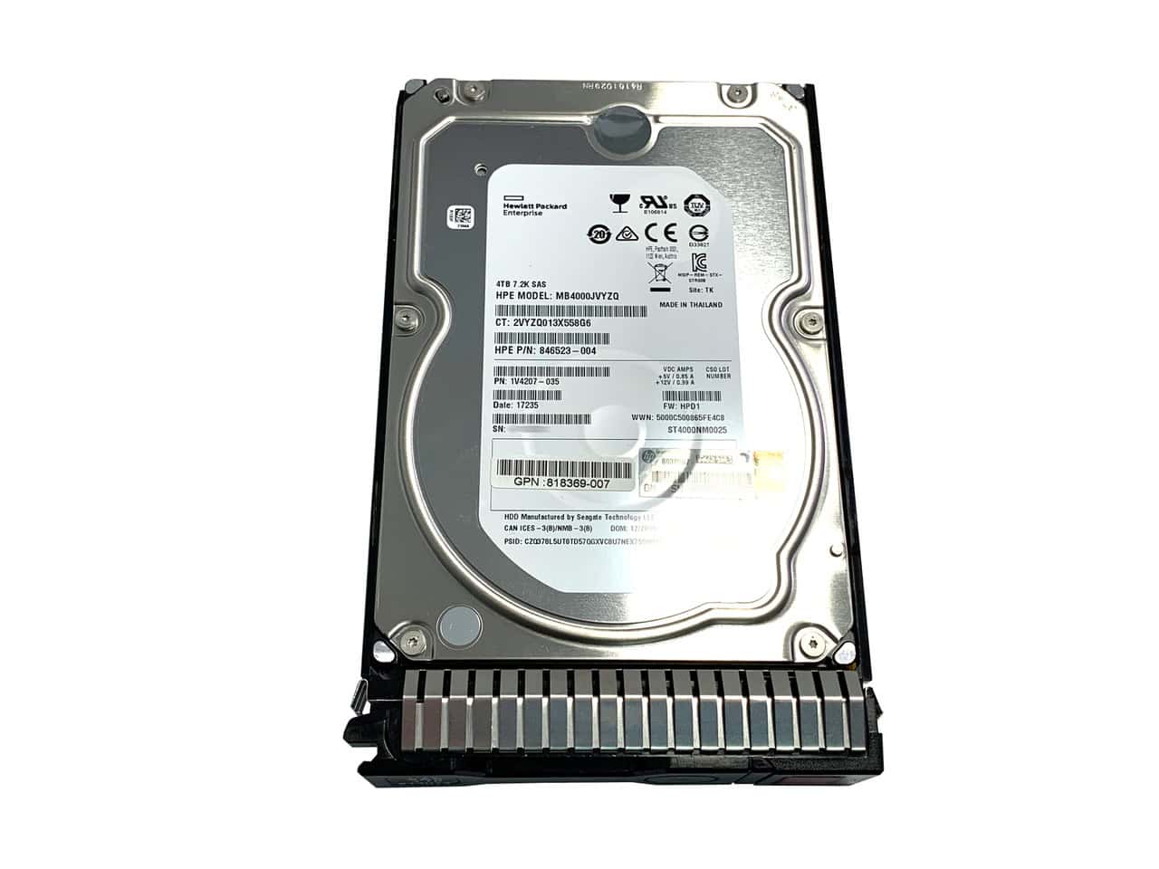 HP HDD 600GB 6G SAS 15K 3.5in (739709-001-RFB) thumbnail