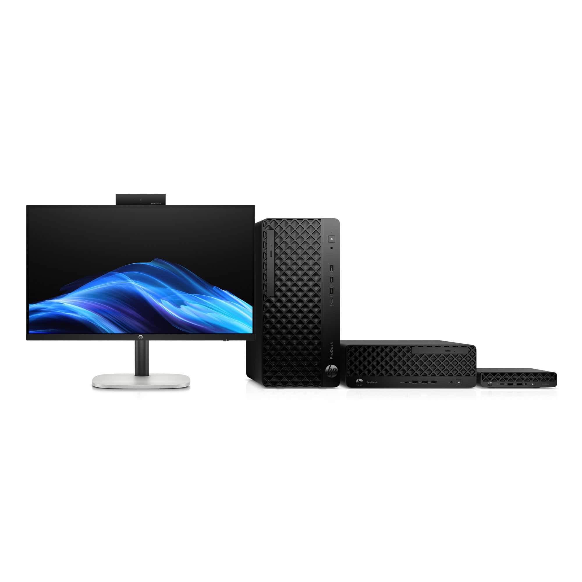 Product Image for HP ProDesk 4 SFF G1i Desktop AI PC Wolf Pro Security Edition 512 GB SSD Windows 11 Pro Zwart