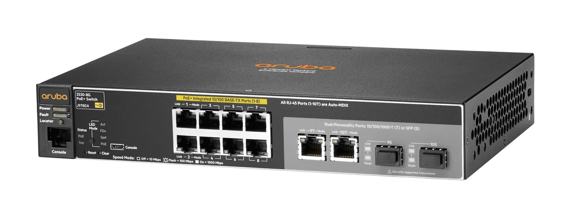 HP 2530-8G-PoE+ Switch (J9774A#ABB-RFB) thumbnail