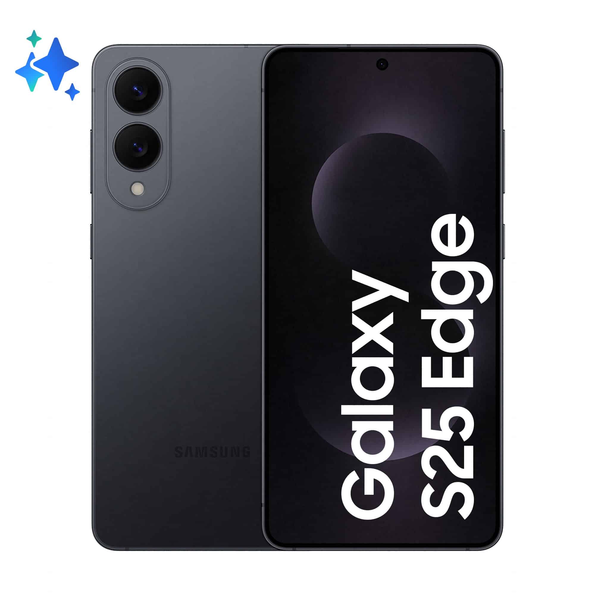 Samsung Galaxy S25 Edge 17 cm (6.7") Dual SIM Android 15 5G USB Type-C 12 GB 256 GB 3900 mAh Zwart (SM-S937BZKDEUE) thumbnail