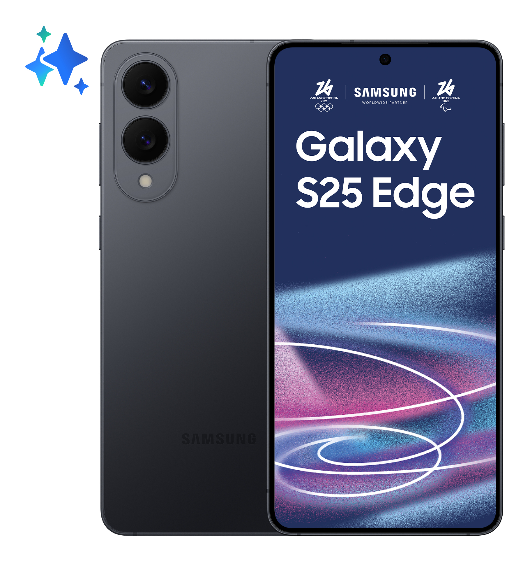 Samsung Galaxy S25 Edge 17 cm (6.7") Dual SIM Android 15 5G USB Type-C 12 GB 256 GB 3900 mAh Zwart (SM-S937BZKDEUE) thumbnail