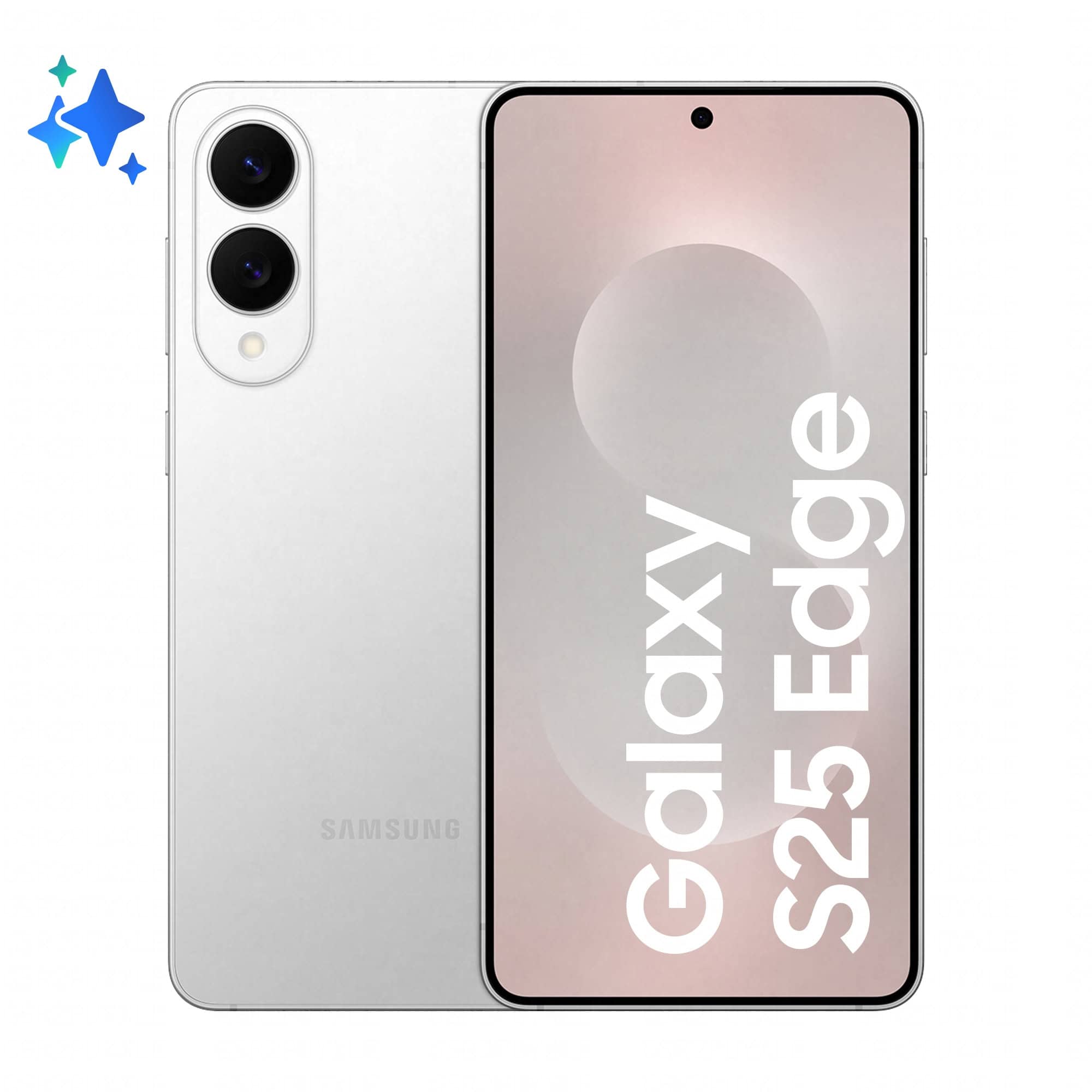 Samsung Galaxy S25 Edge 17 cm (6.7") Dual SIM Android 15 5G USB Type-C 12 GB 256 GB 3900 mAh Zilver (SM-S937BZSDEUE) thumbnail