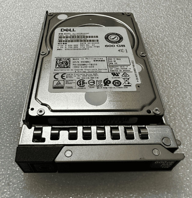 Dell 600GB 10K 12G 2.5INCH SAS HDD (G3MWJ-RFB) thumbnail