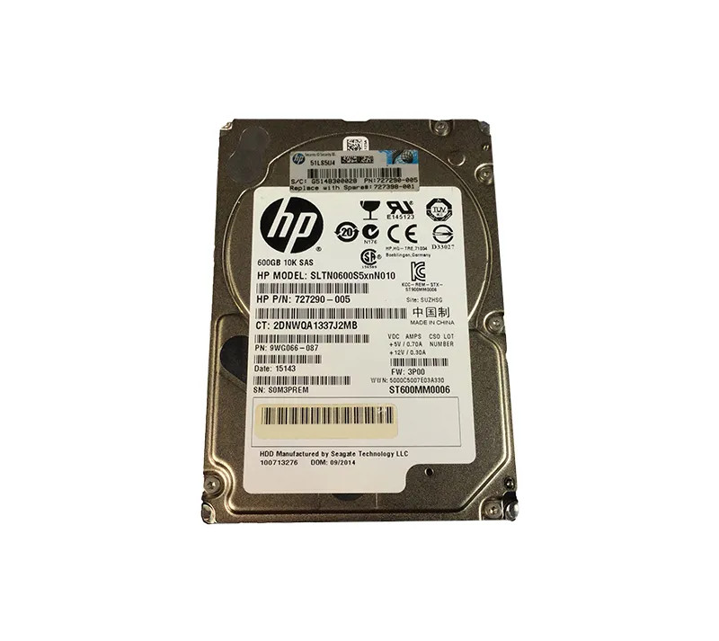 HP HD 600GB 10K SFF 6G SAS (EG0600FBDBU-M6625) thumbnail