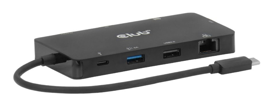 CLUB3D CSV-2552 interface hub USB Type-C 5000 Mbit/s Zwart (CSV-2552) thumbnail
