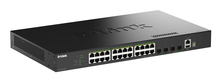 D-Link DGS-1530-28P/E netwerk-switch Managed L2 Gigabit Ethernet (10/100/1000) Power over Ethernet (PoE) Zwart (DGS-1530-28P/E) thumbnail