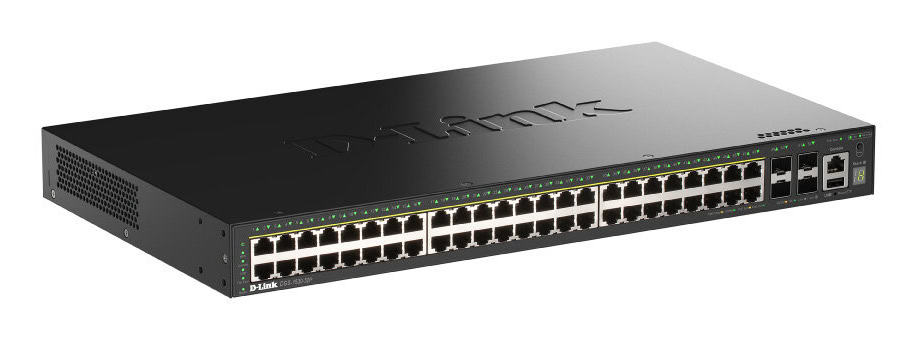 D-Link DGS-1530-52P/E netwerk-switch Managed L2 Gigabit Ethernet (10/100/1000) Power over Ethernet (PoE) Zwart (DGS-1530-52P/E) thumbnail