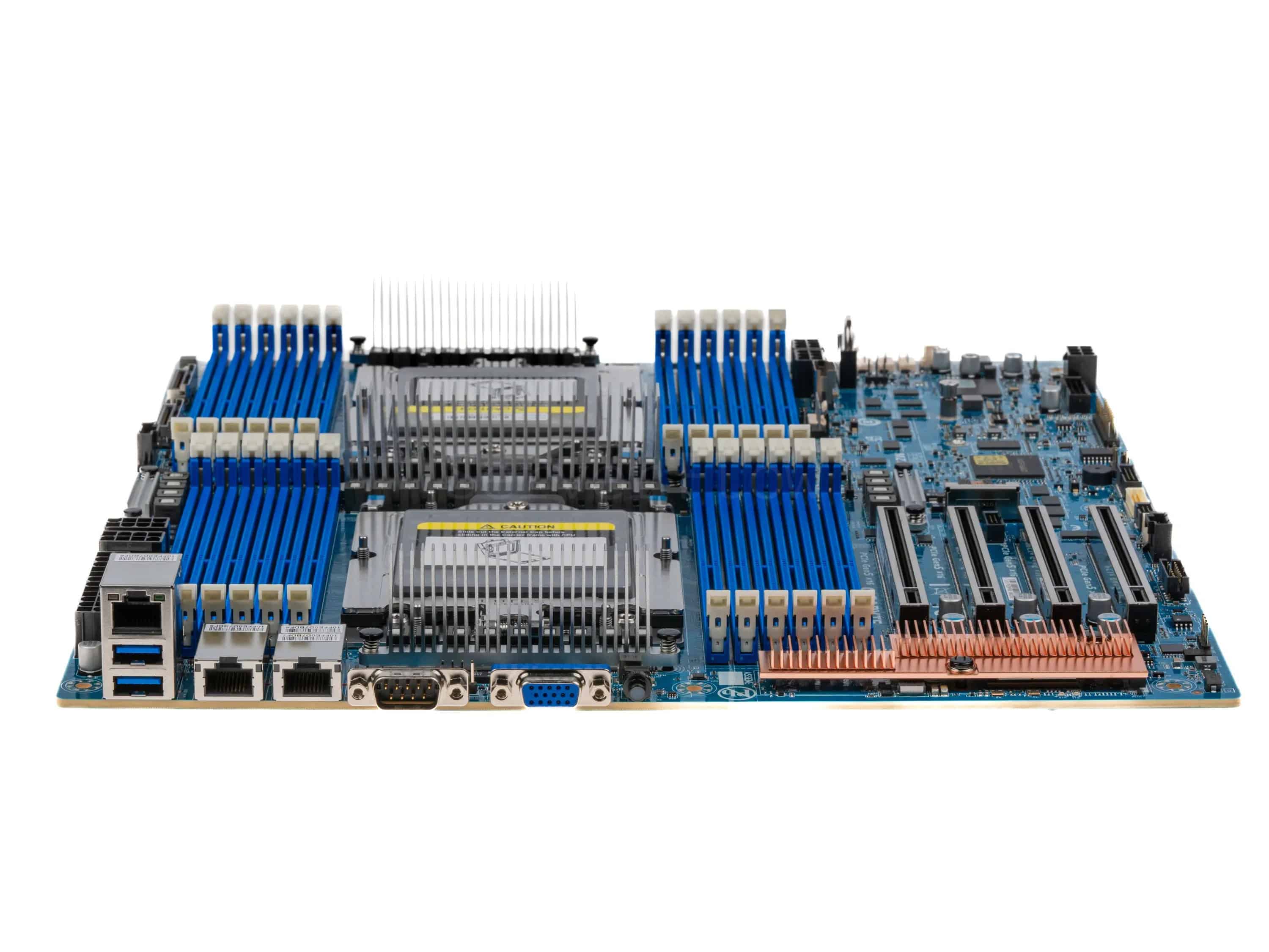Gigabyte Mainboard MZ73-LM2 (Rev. 3.x) AMD EPYC E-ATX Dual Sockel SP5 retail (9MZ73LM2MR-000-3) thumbnail
