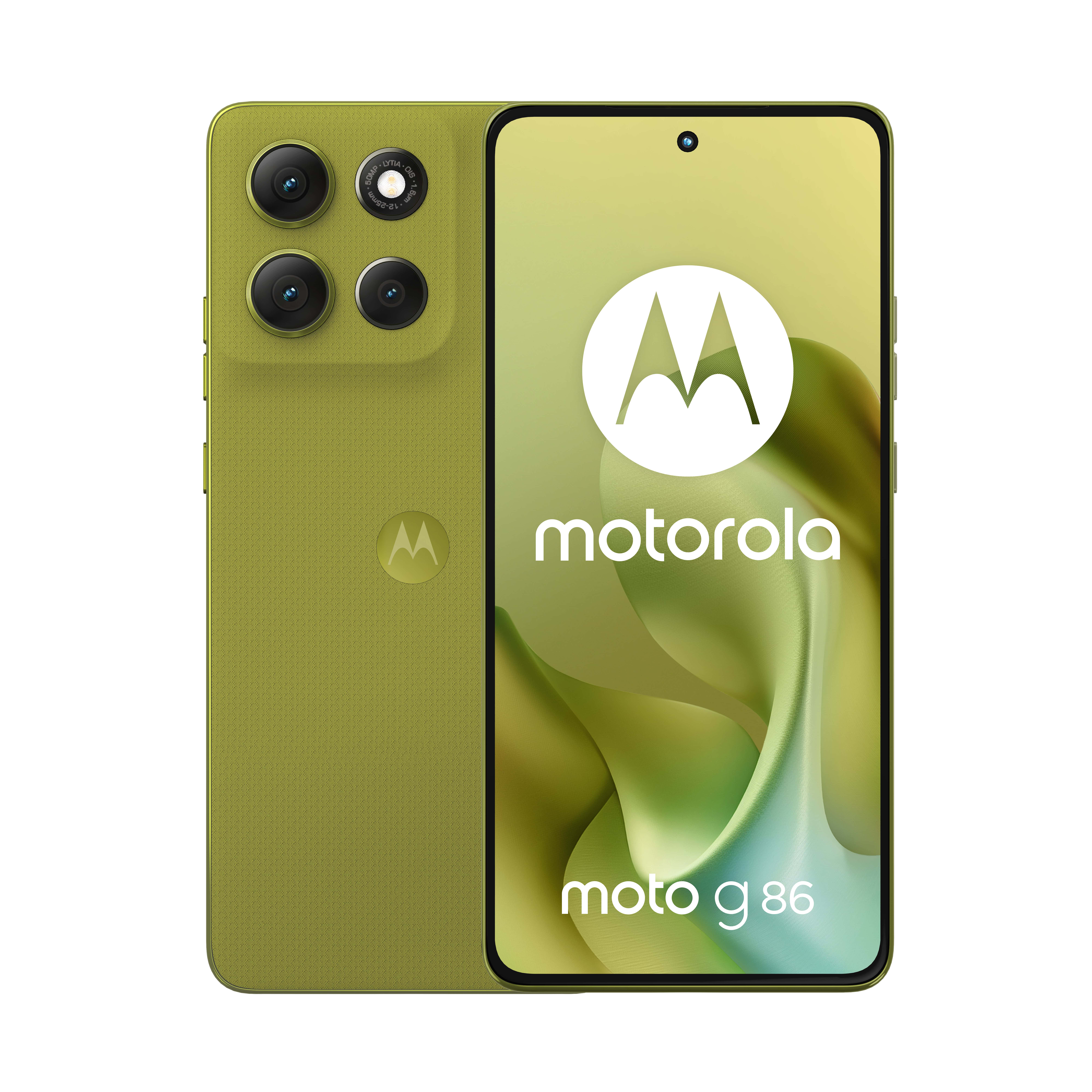 Motorola moto g86 5G 16,9 cm (6.67") Dual SIM Android 15 USB Type-C 8 GB 256 GB 5200 mAh Groen (PB7L0088SE) thumbnail