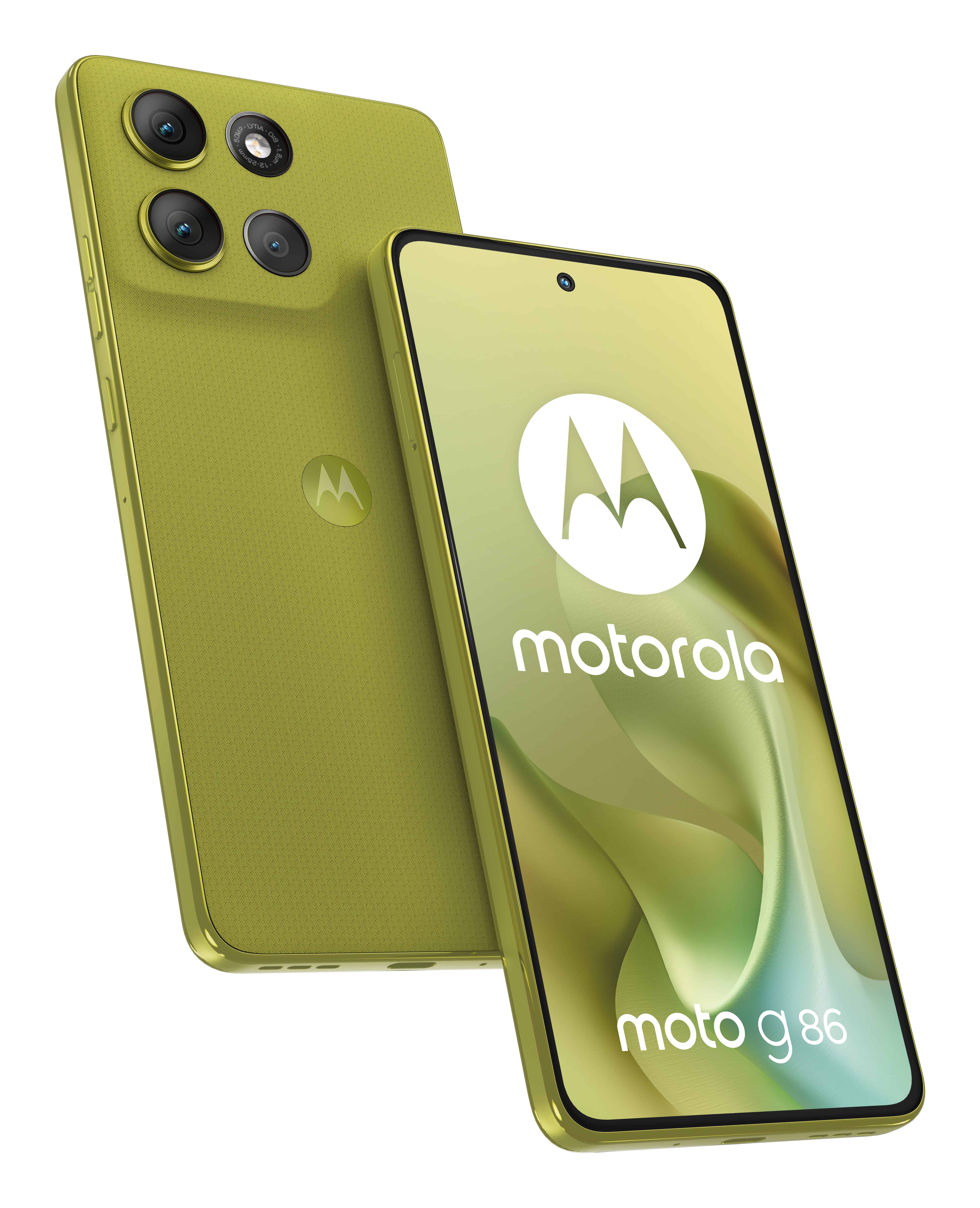 Motorola moto g86 5G 16,9 cm (6.67") Dual SIM Android 15 USB Type-C 8 GB 256 GB 5200 mAh Groen (PB7L0088SE) thumbnail