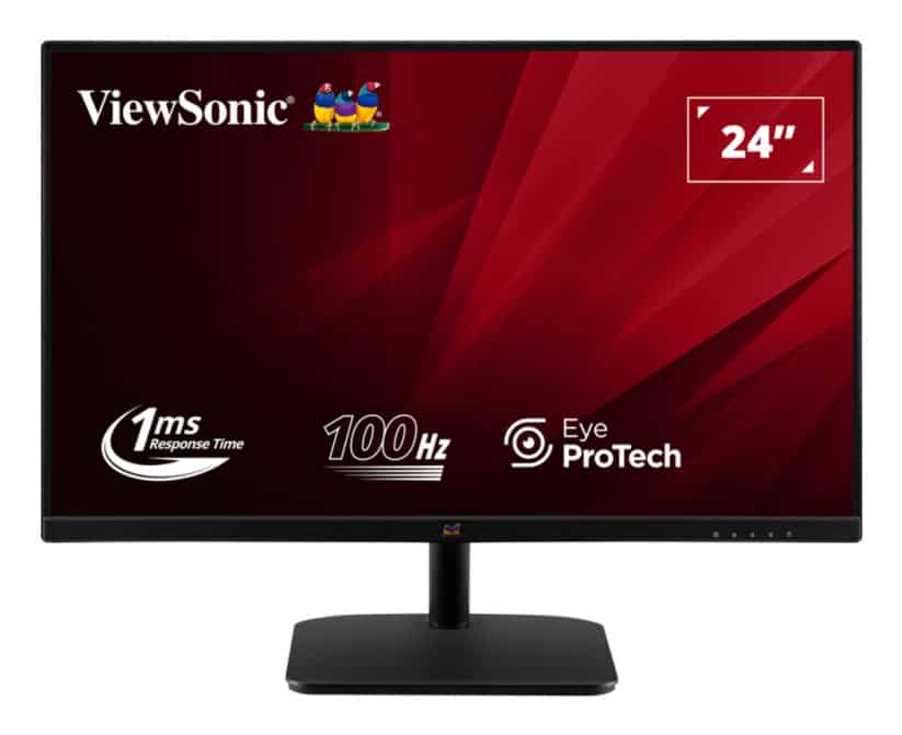 Viewsonic VA2432-H-2 computer monitor 61 cm (24) 1920 x 1080 Pixels Full HD LED Zwart (VA2432-H-2) thumbnail