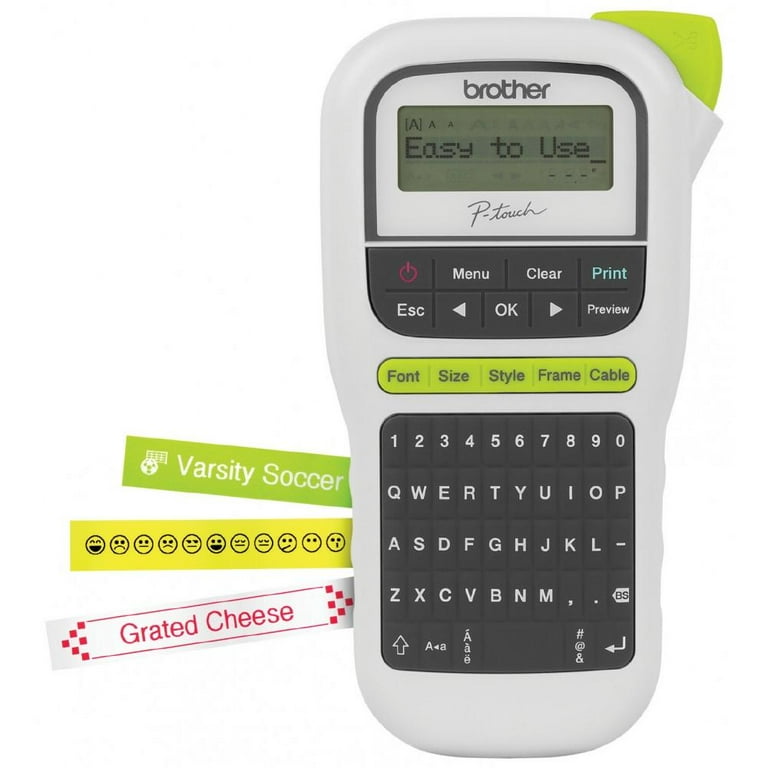 Brother P-touch H101GB Beschriftungsgerät Geeignet für Schriftband: TZe 3.5 mm, 6 mm, 9 mm, 12 mm (PTH101GBZG1) (PTH101GBZG1) thumbnail