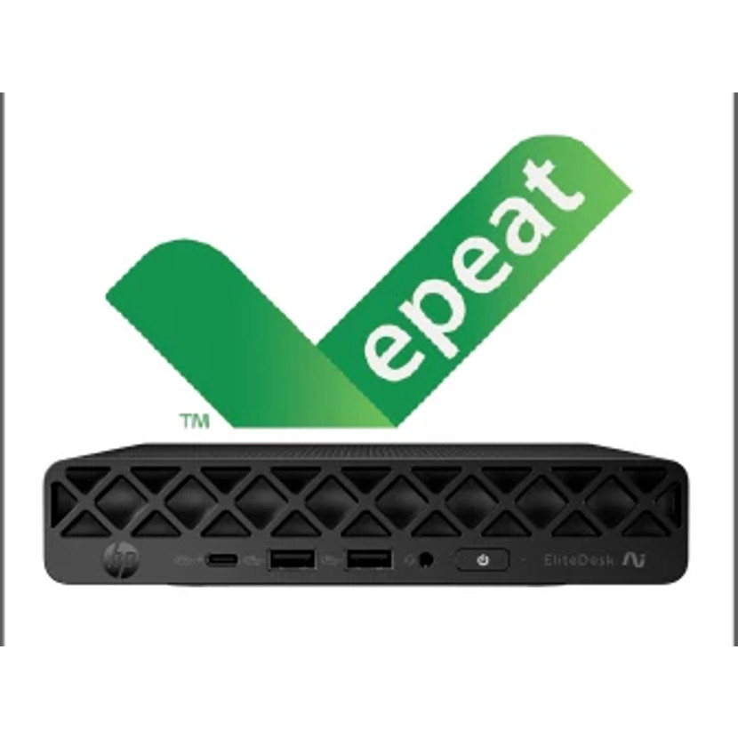 HP EliteDesk 8 Mini G1a Next Gen AI PC Wolf Pro Security Edition AMD Ryzen Al 7 350 32 GB DDR5-SDRAM 512 GB SSD Windows 11 Pro Mini PC Zwart (998V5ET#ABH) thumbnail