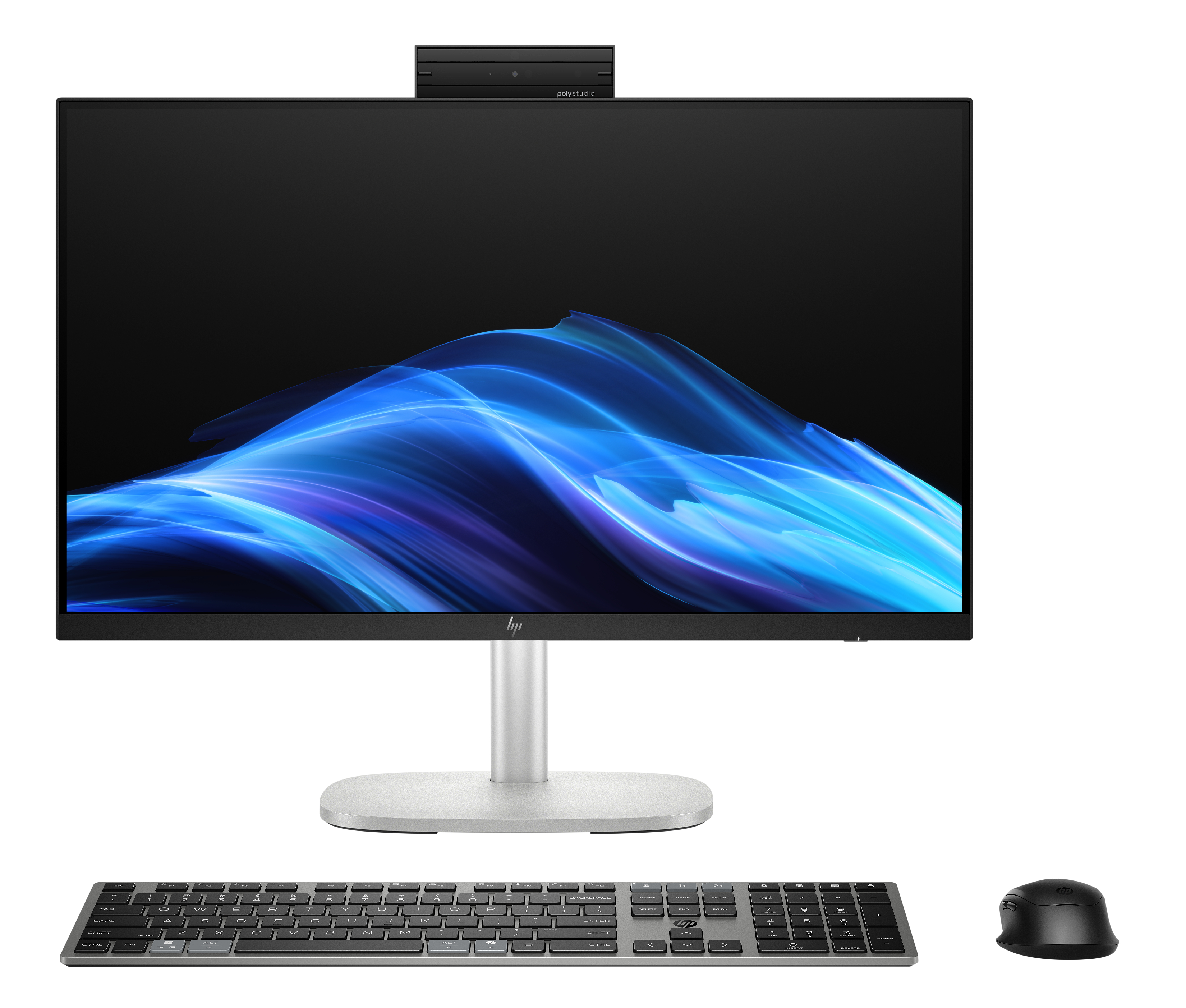 HP EliteStudio 8 G1i AI Wolf Pro Security Edition Intel Core Ultra 7 265 60,5 cm (23.8") 1920 x 1080 Pixels Alles-in-één-pc 16 GB DDR5-SDRAM 512 GB SSD Windows 11 Pro Wi-Fi 7 (802.11be) AI PC Zilver (A55QPET#ABH) thumbnail