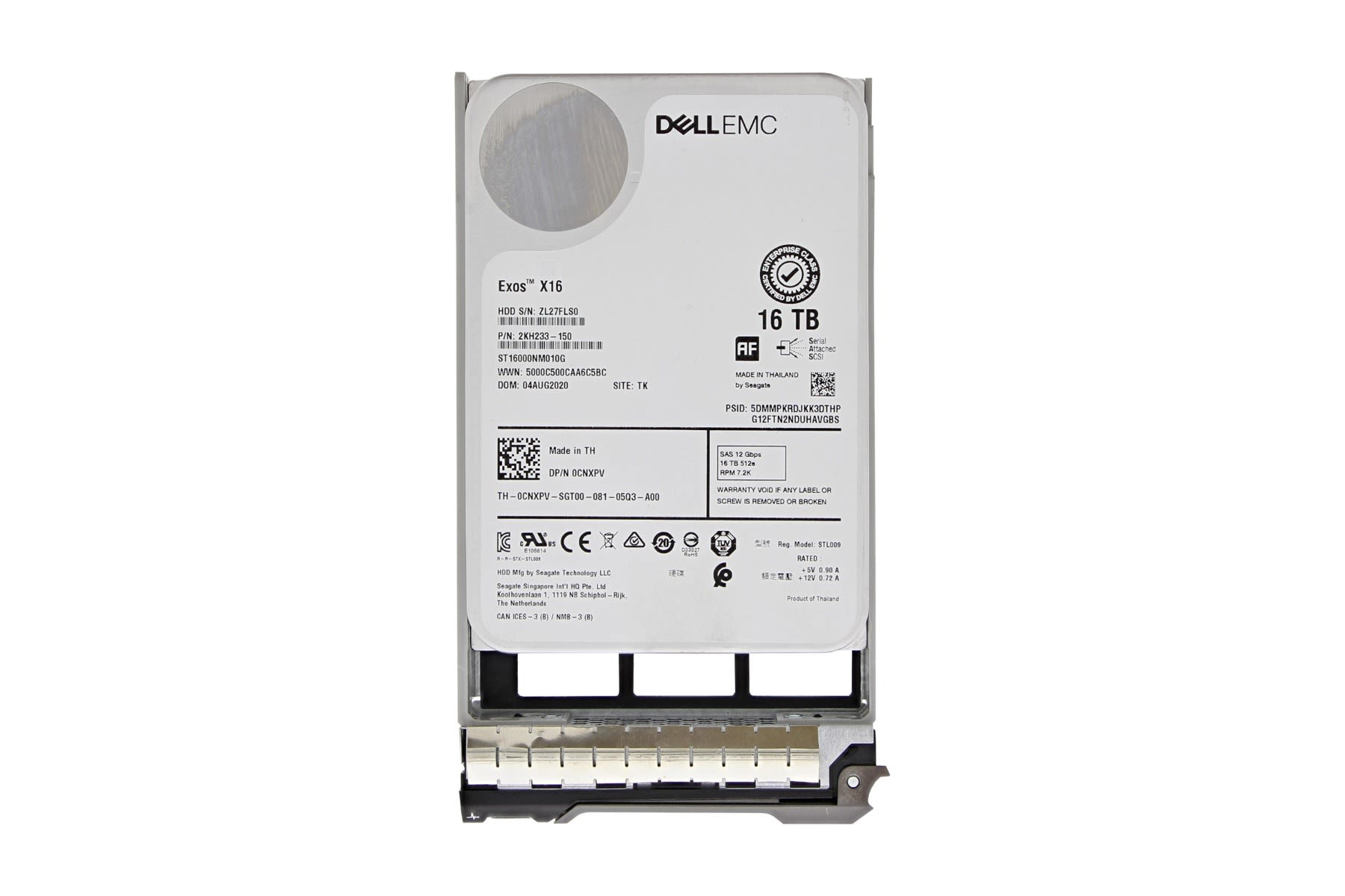 Dell 16TB SAS 7.2K HDD (CNXPV-RFB) thumbnail