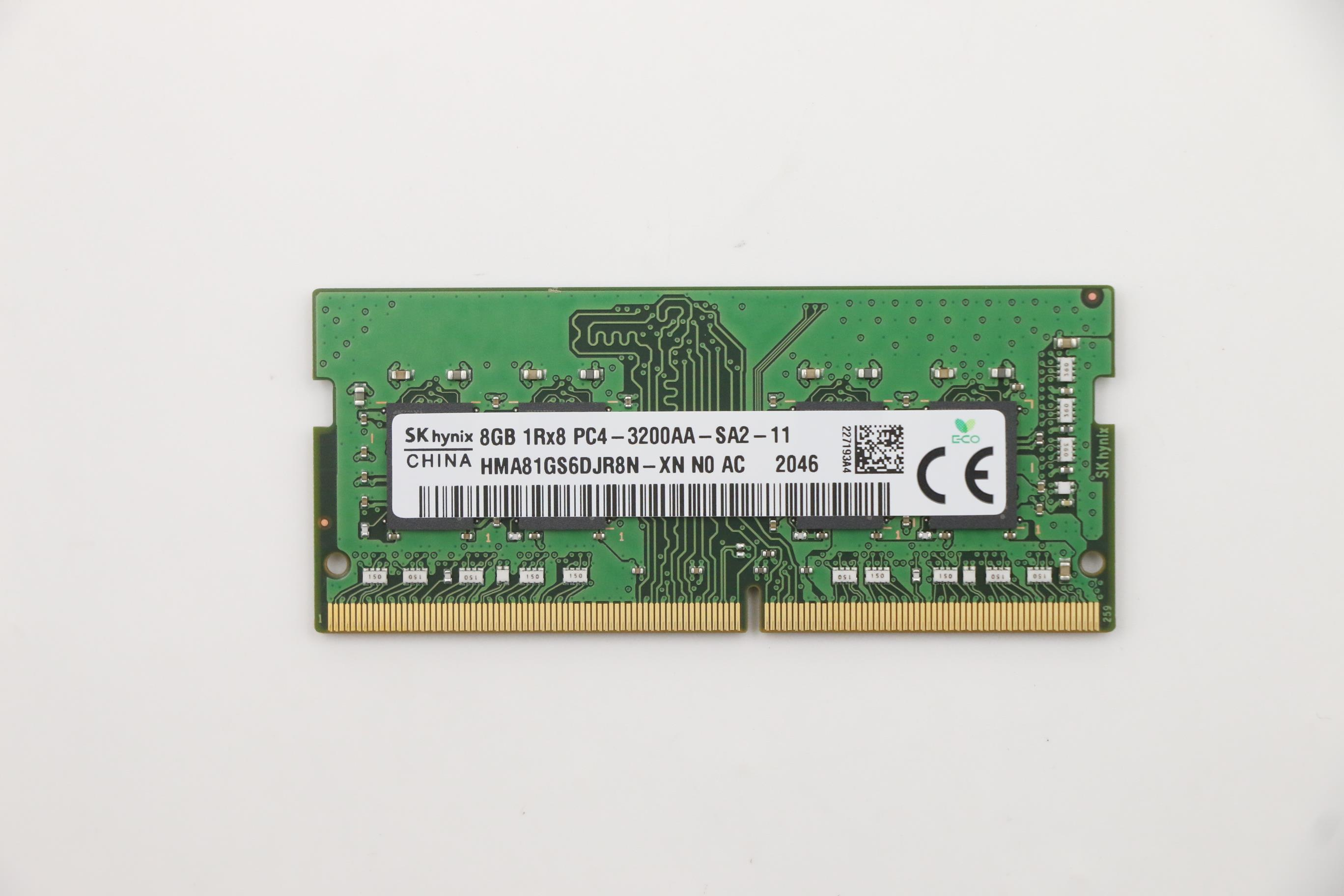 Lenovo 5M30V06795 geheugenmodule 8 GB 1 x 8 GB DDR4 260-pin SO-DIMM (5M30V06795) thumbnail