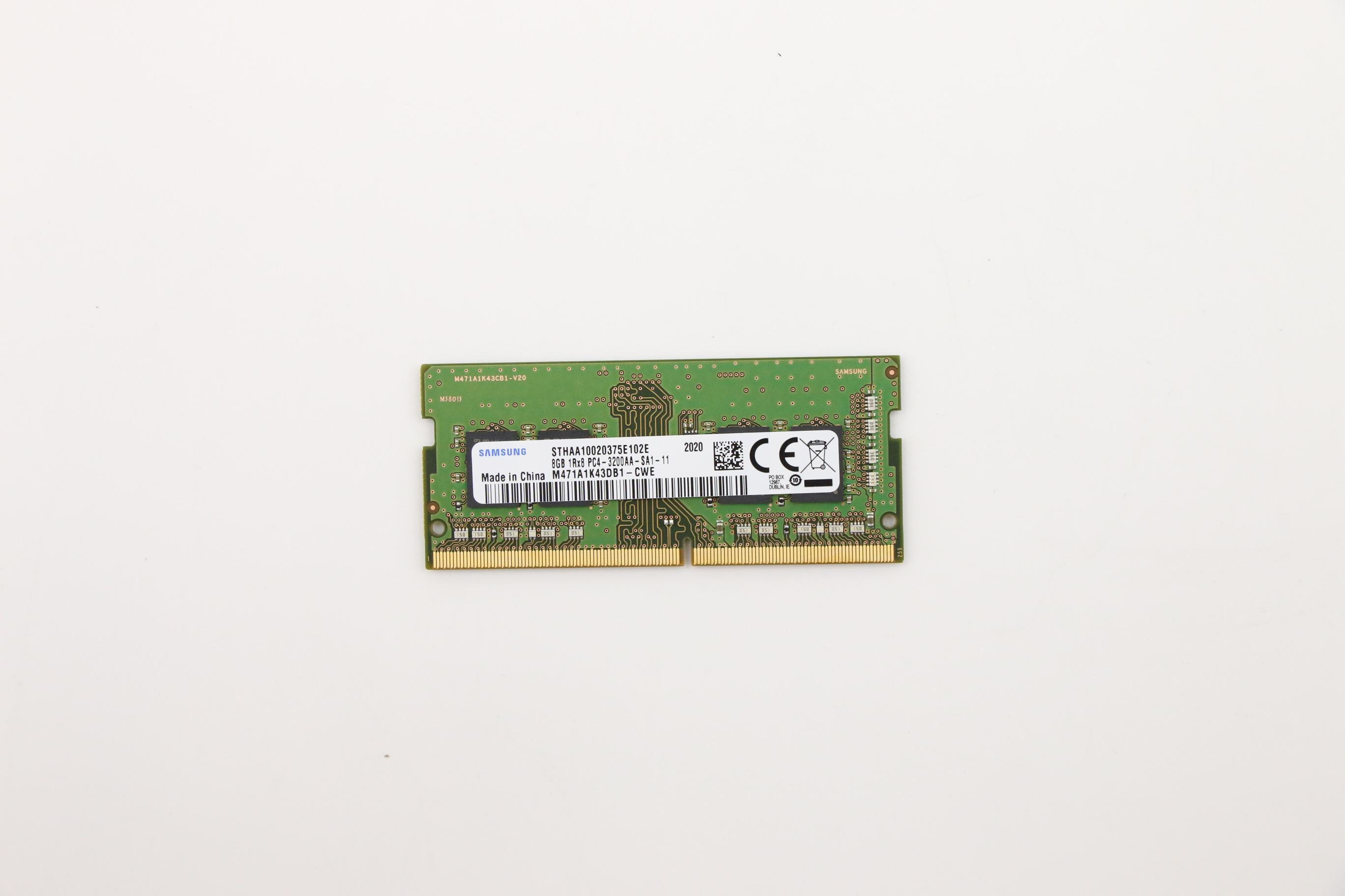 Lenovo 5M30V06802 geheugenmodule 8 GB 1 x 8 GB DDR4 260-pin SO-DIMM (5M30V06802) thumbnail
