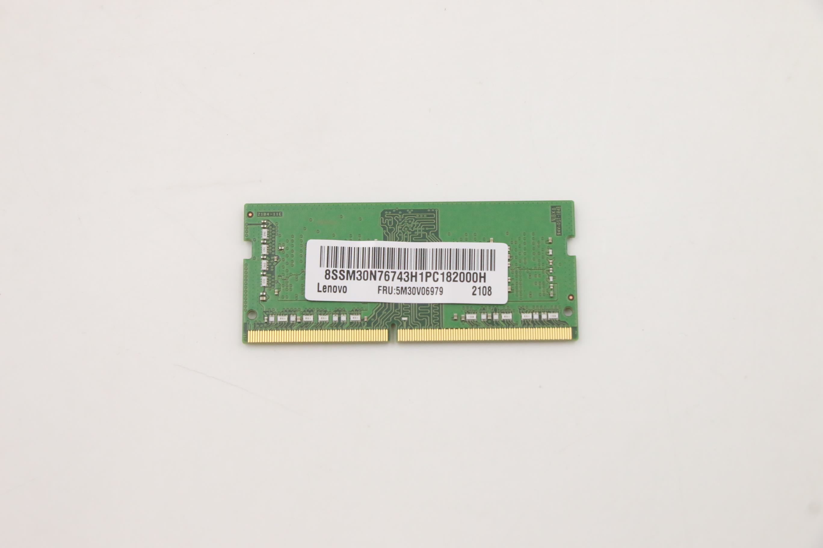 Lenovo 5M30V06979 geheugenmodule 8 GB 1 x 8 GB DDR4 260-pin SO-DIMM (5M30V06979) thumbnail