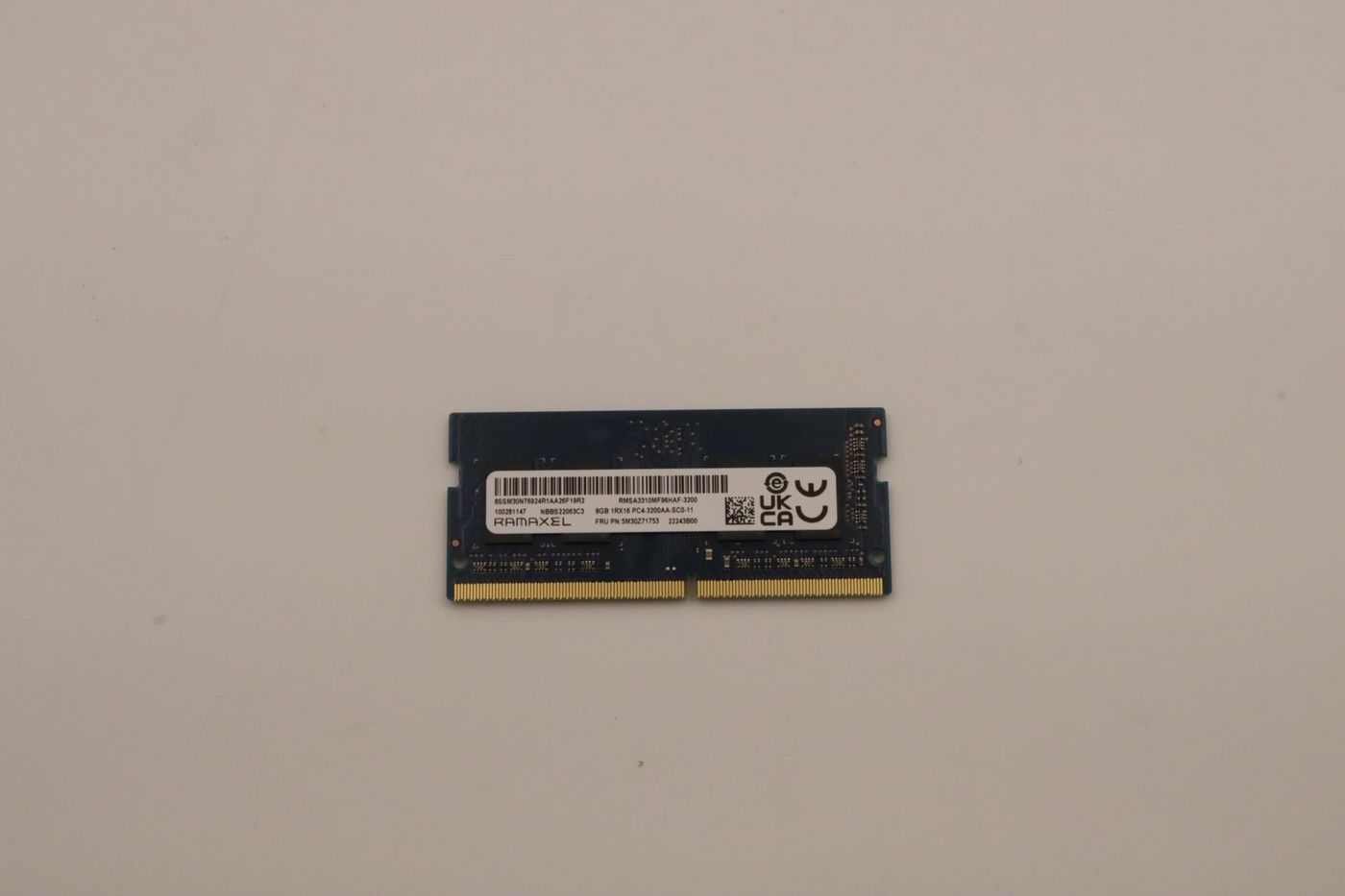 Lenovo Memory So-Dimm 8GB DDR4 3200 Ramaxel (5M30Z71753) (5M30Z71753) thumbnail