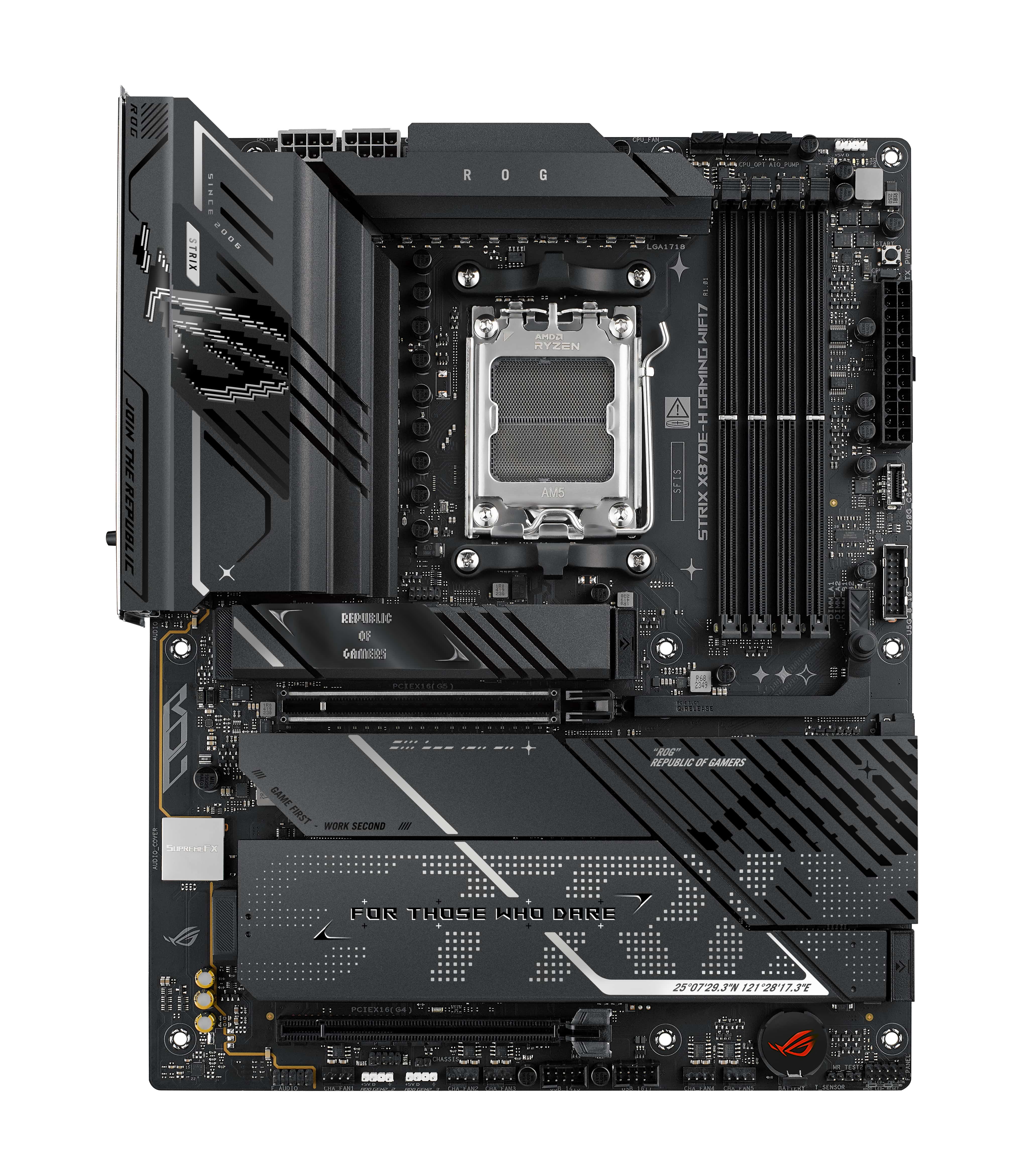 ASUS ROG STRIX X870E-H GAMING WIFI7 AMD X870E Socket AM5 ATX (90MB1M90-M0EAY0) thumbnail