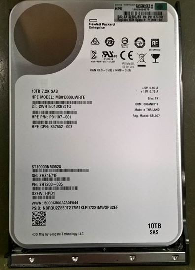 HP 10TB SAS Hard Drive (P09149-S21-RFB) thumbnail