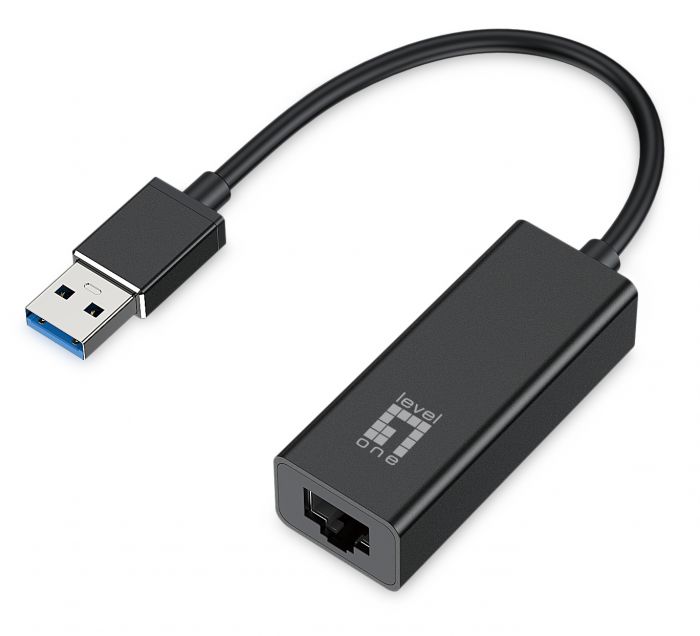 Levelone 54003107301USB-0402 Gigabit USB Type-C Network Adapter, 10/100/1000 Mbps, 9K Jumbo (54003107301) thumbnail