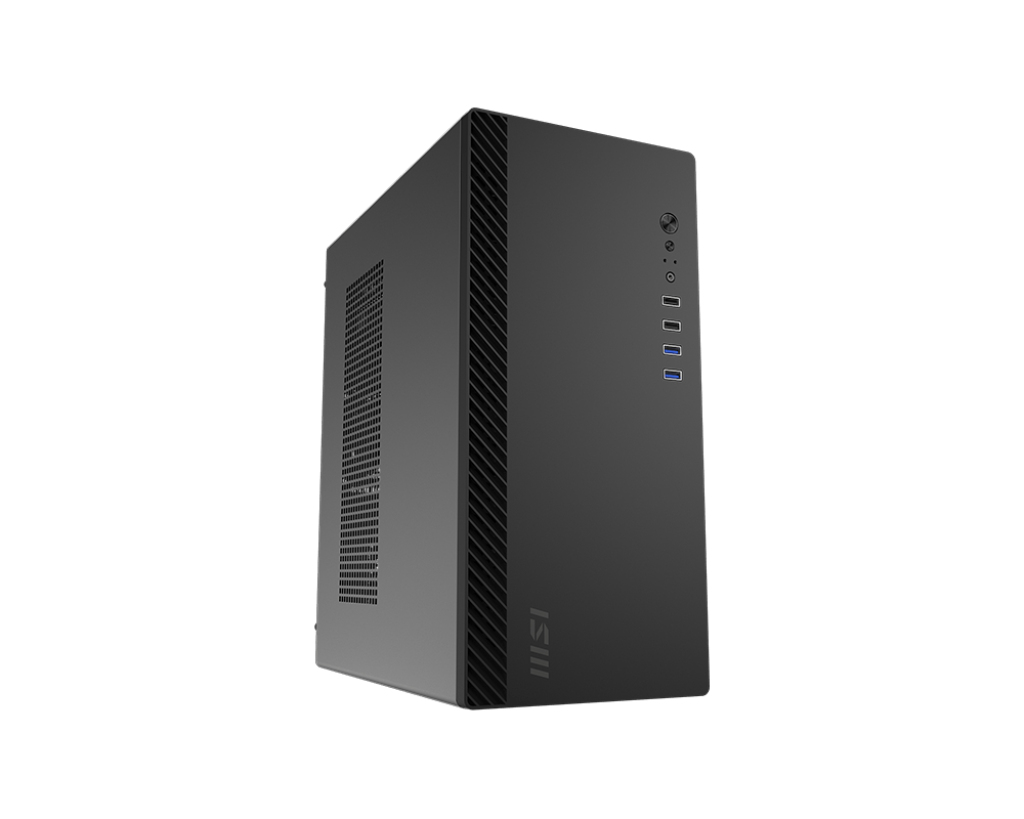 MSI PRO SHIELD M100P computerbehuizing Midi Tower Zwart (306-7G31M21-HH9) thumbnail