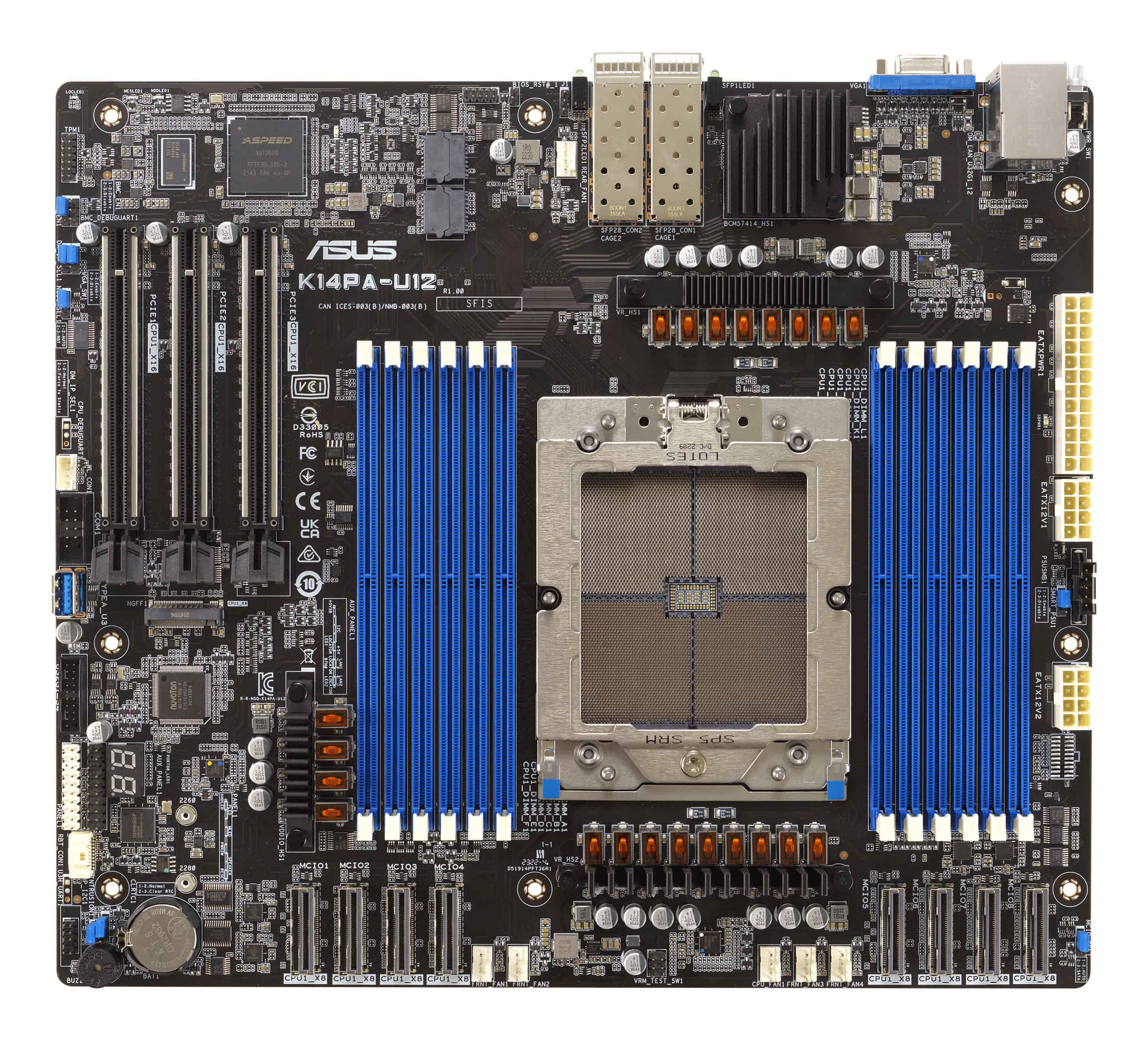 ASUS K14PA-U12/ASMB11 Socket SP5 SSI CEB (90SB0CI0-M0UAY0) thumbnail