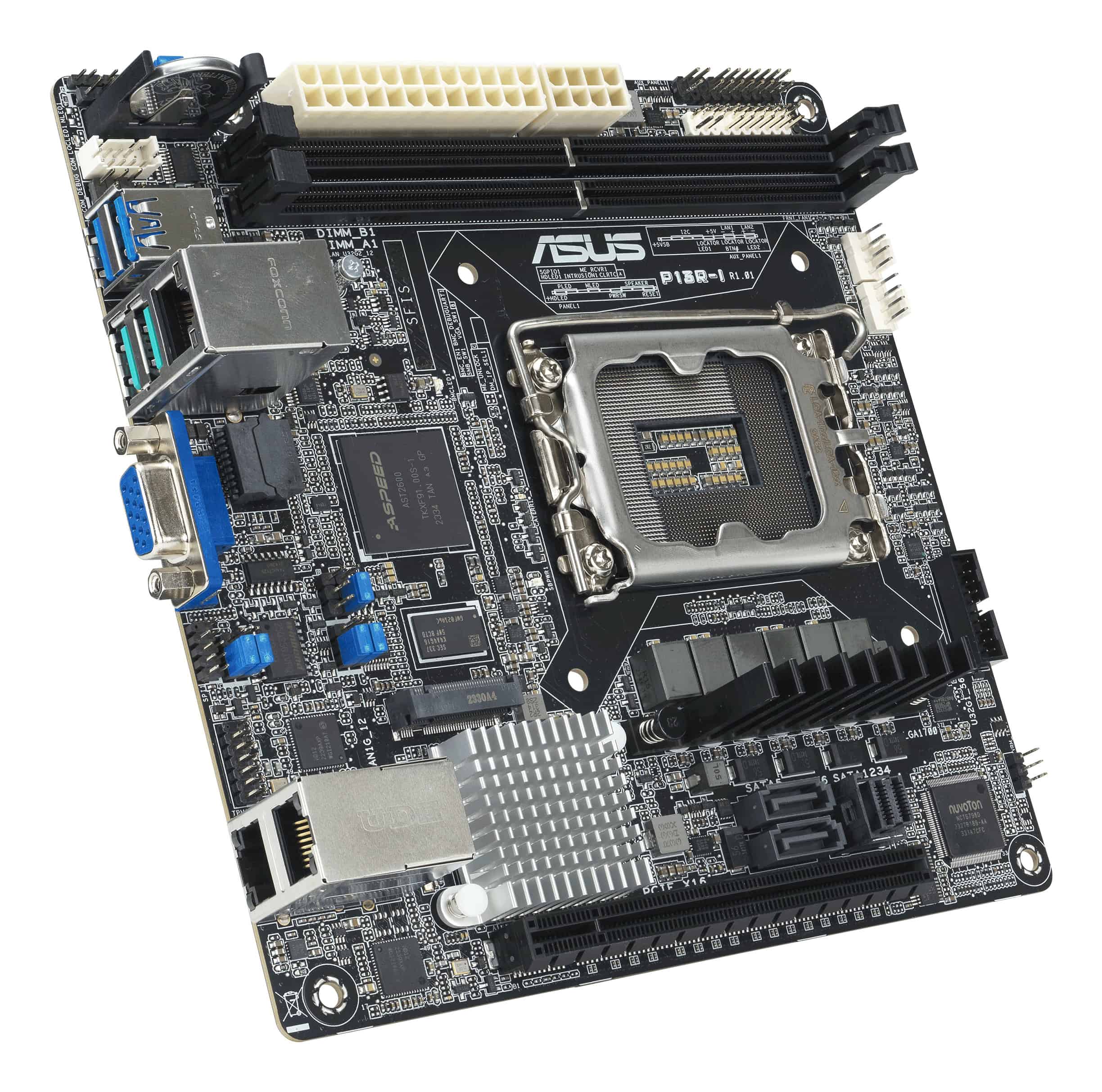 ASUS P13R-I Intel C262 LGA 1700 mini ITX (90SB0CR0-M0UAY0) thumbnail