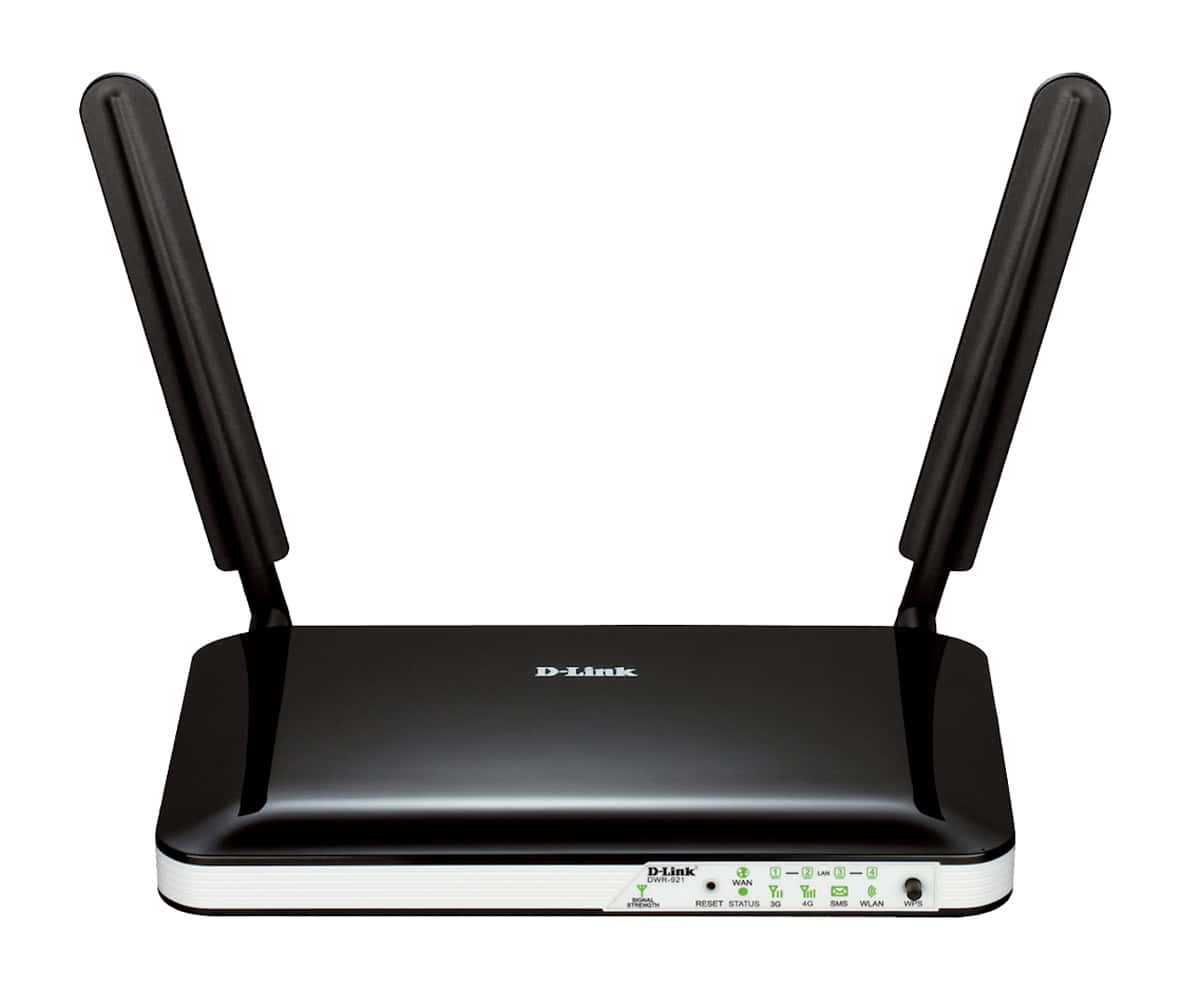 D-Link DWR-921/E draadloze router Fast Ethernet Single-band (2.4 GHz) 4G Zwart, Wit (DWR-921/E) thumbnail