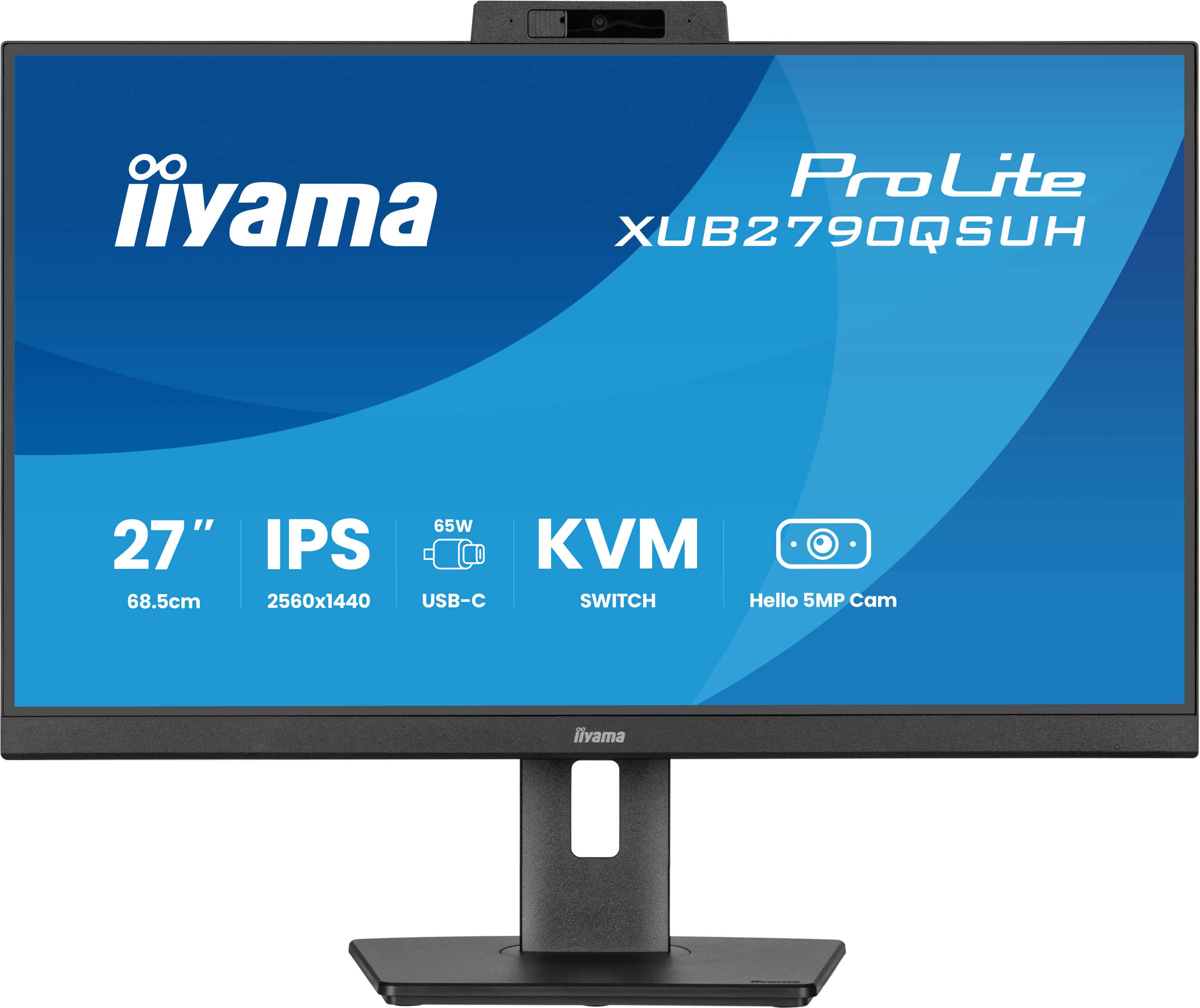 iiyama ProLite XUB2790QSUH-B2 computer monitor 68,6 cm (27) 2560 x 1440 Pixels Wide Quad HD LED Zwart (XUB2790QSUH-B2) thumbnail