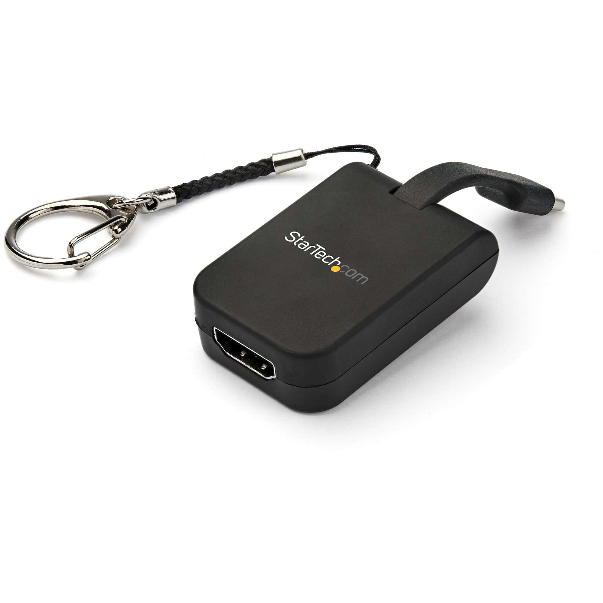 StarTech.com Draagbare USB-C naar HDMI adapter met snelkoppeling sleutelhanger (CDP2HDFC) thumbnail