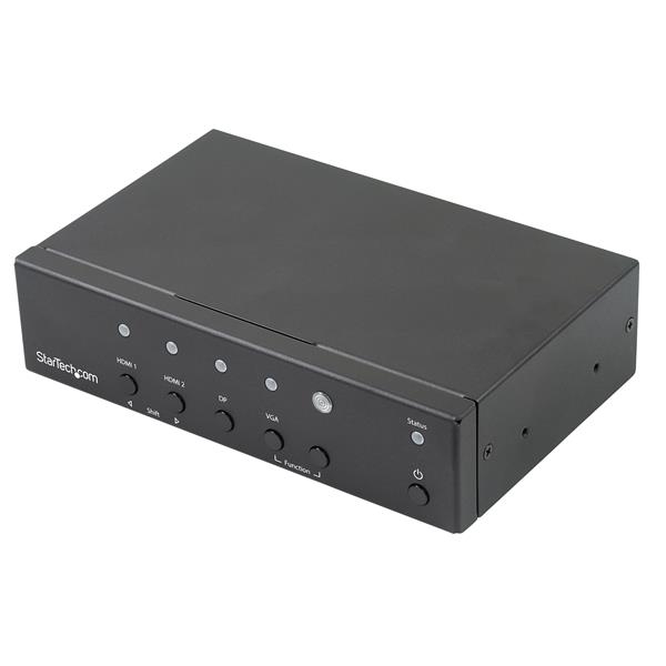 StarTech.com Multi-input naar HDMI automatisch/prioriteit switch en converter 4K (HDVGADP2HD) thumbnail