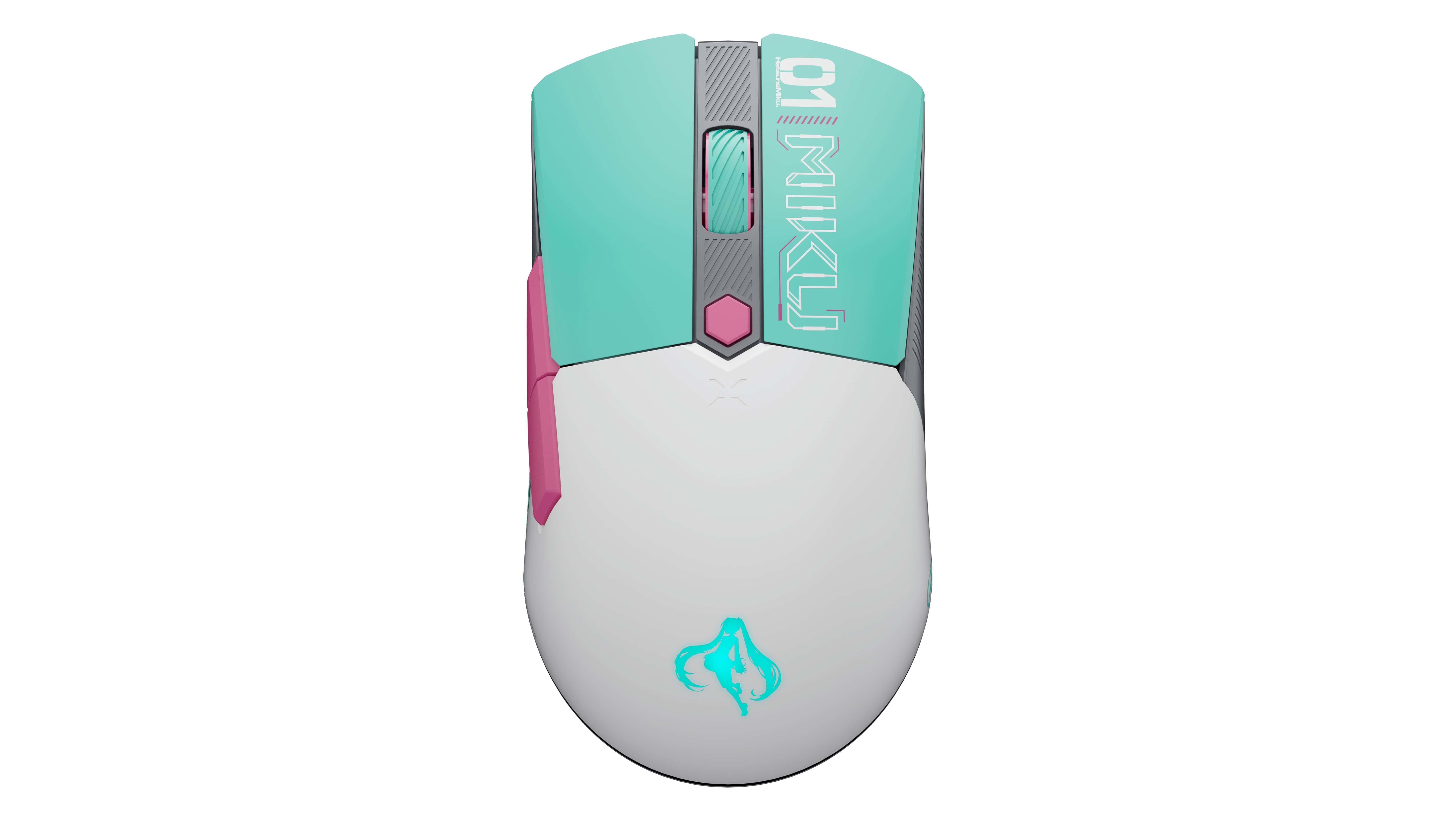 ASUS TUF Gaming Mini Wireless Mouse Hatsune Miku Edition muis Gamen Rechtshandig RF Wireless + Bluetooth + USB Type-A Optisch 1200 DPI (90MP0420-BMUA00) thumbnail ASUS TUF Gaming Mini Wireless Mouse Hatsune Miku Edition muis Gamen Rechtshandig RF Wireless + Bluetooth + USB Type-A Optisch 1200 DPI (90MP0420-BMUA00) thumbnail